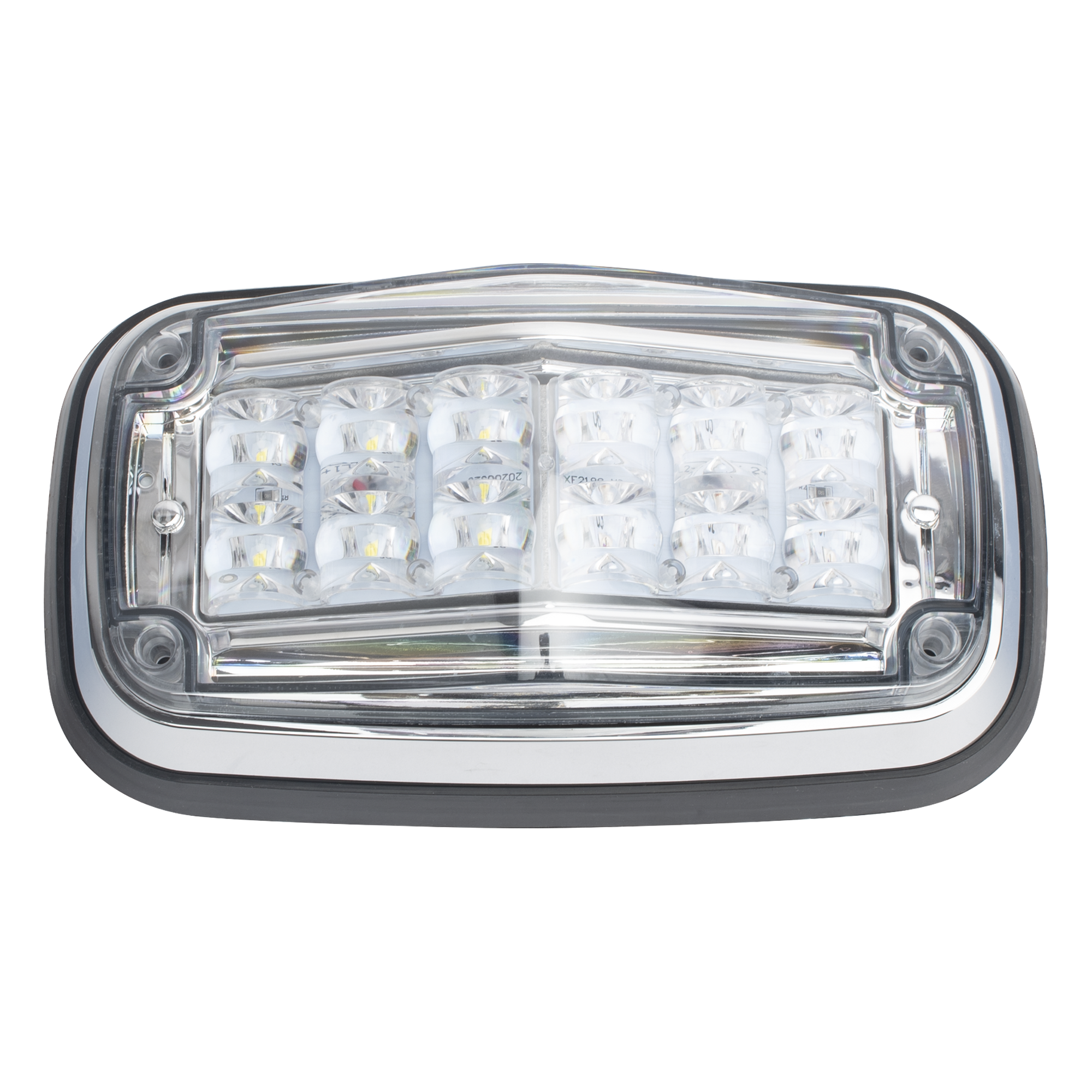 Luz de Advertencia LED / 8 x 4 in / 12 LEDs / 11 Patrones de Destello / IP67 / 12-30 VDC / SAE J595 J845 — EPCOM INDUSTRIAL SIGNALING · SKU XT1885RW