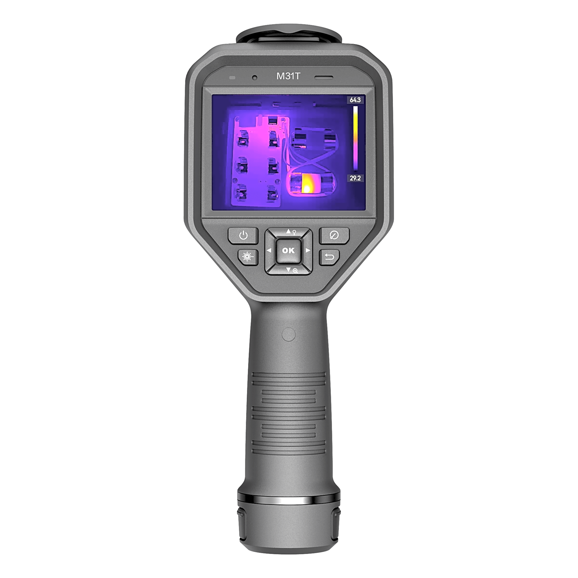 Cámara Termográfica Portátil Dual / Super IR 768 x 576 / Óptico 8 MP / Wi-Fi 2.4/5 GHz / IP54 / 4 h Autonomía — HIKMICRO · SKU HM-TP23A-7QF/W-M31T