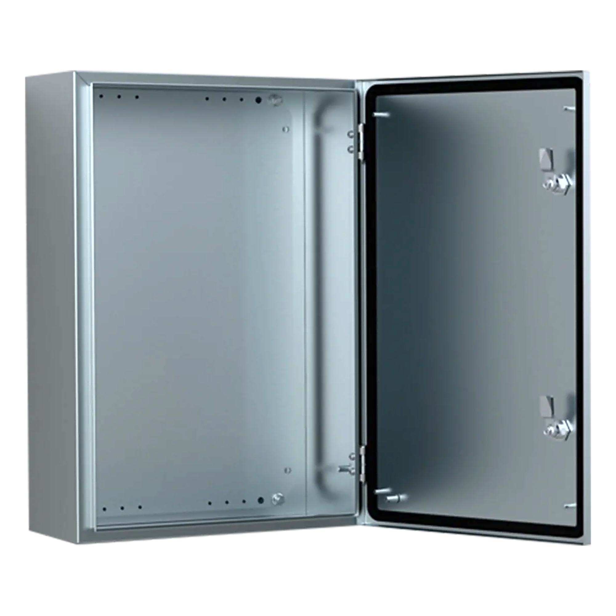 Gabinete de Acero Inoxidable / IP66 / 600x400x210 mm (23.6x15.7x8.3 in) / 2 Cerraduras / Placa Montaje 2 mm — HOFFMAN · SKU ASR0604021
