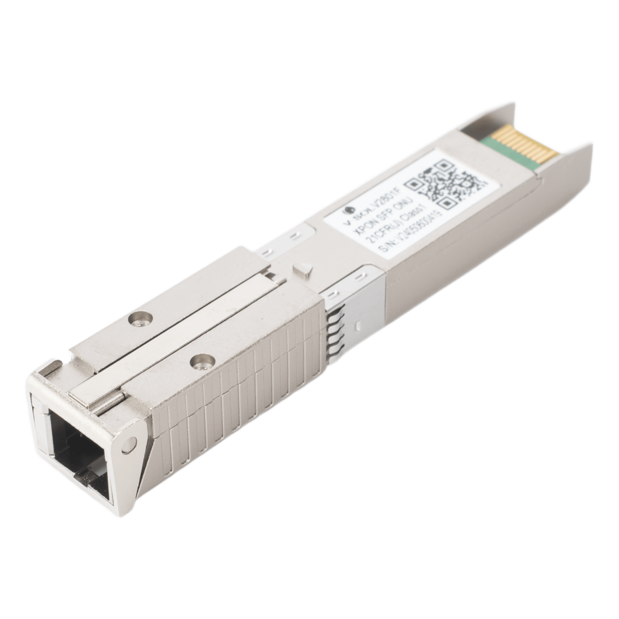 Módulo SFP / Conversor a ONU EPON-GPON / Diseño Ultracompacto / FTTH / Transmisión Simétrica y Asimétrica — V-SOL · SKU V2801-F