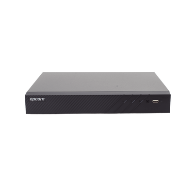 DVR Pentahíbrido / 32 Canales / 16 TURBOHD + 16 IP / 8 Megapixel (4K) / Audio Bidireccional / AcuSense / H.265+ / HDMI y VGA 4K