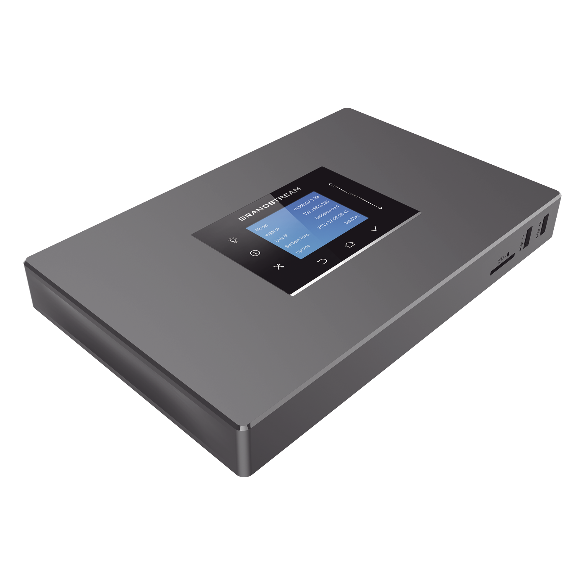 IP-PBX / 500 Usuarios / 75 Llamadas Simultáneas / 2 FXO + 2 FXS / 3 Puertos Gigabit PoE+ / On-Premise y Cloud