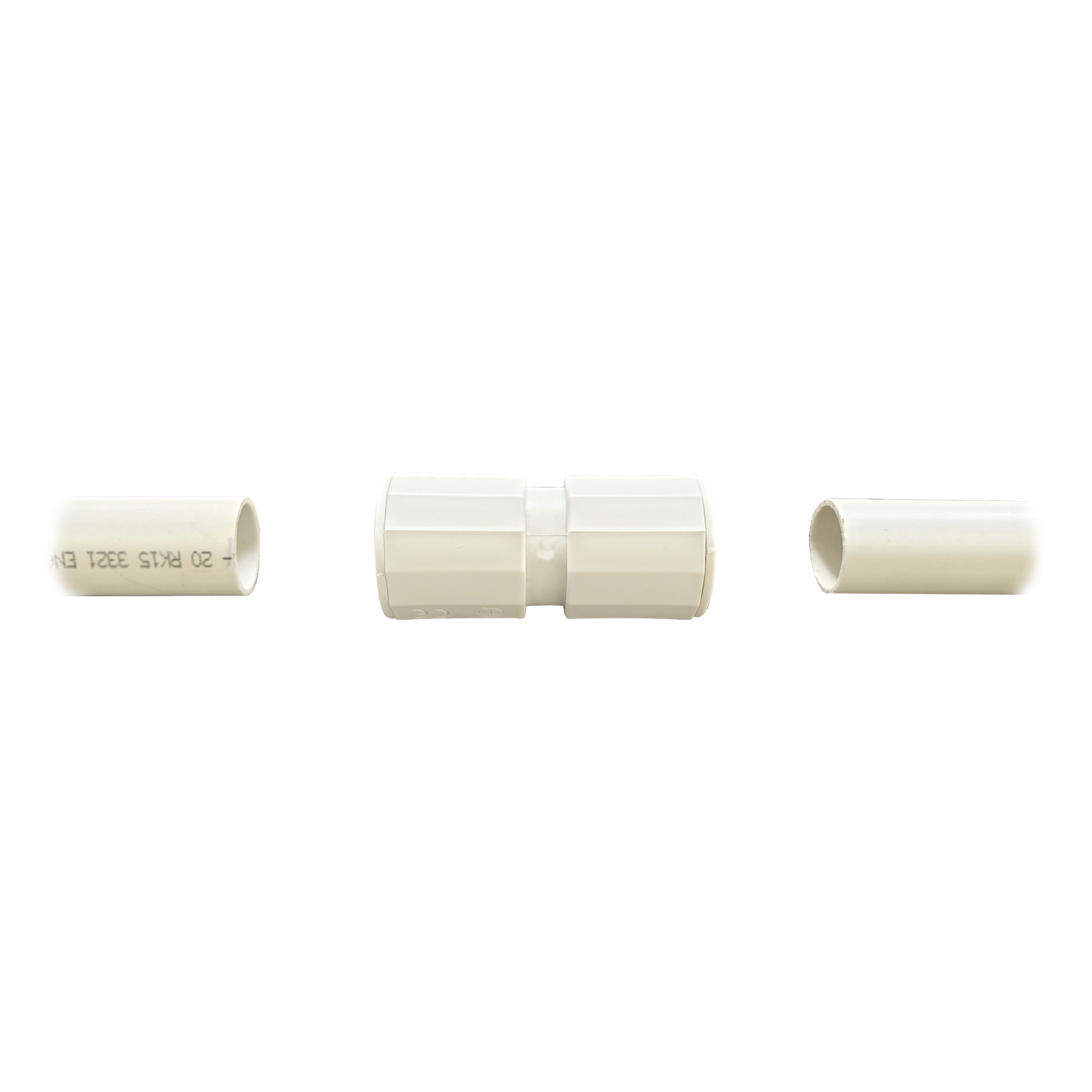 Cople para Tubería Rígida / 25 mm (1") / IP67 / Libre de Halógenos / Auto-extinguible / Sin Pegamento — CHAROFIL · SKU DX-43-025