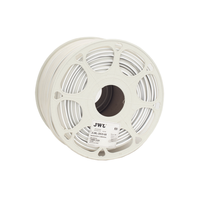 Manguera LED Luminosa Blanca de Resina Transparente y Flexible / Para uso Interior o Exterior / Carrete de 50 m/ 110V CA  4.2 A/ 500 W Potencia / T.C.C. 6500 K.