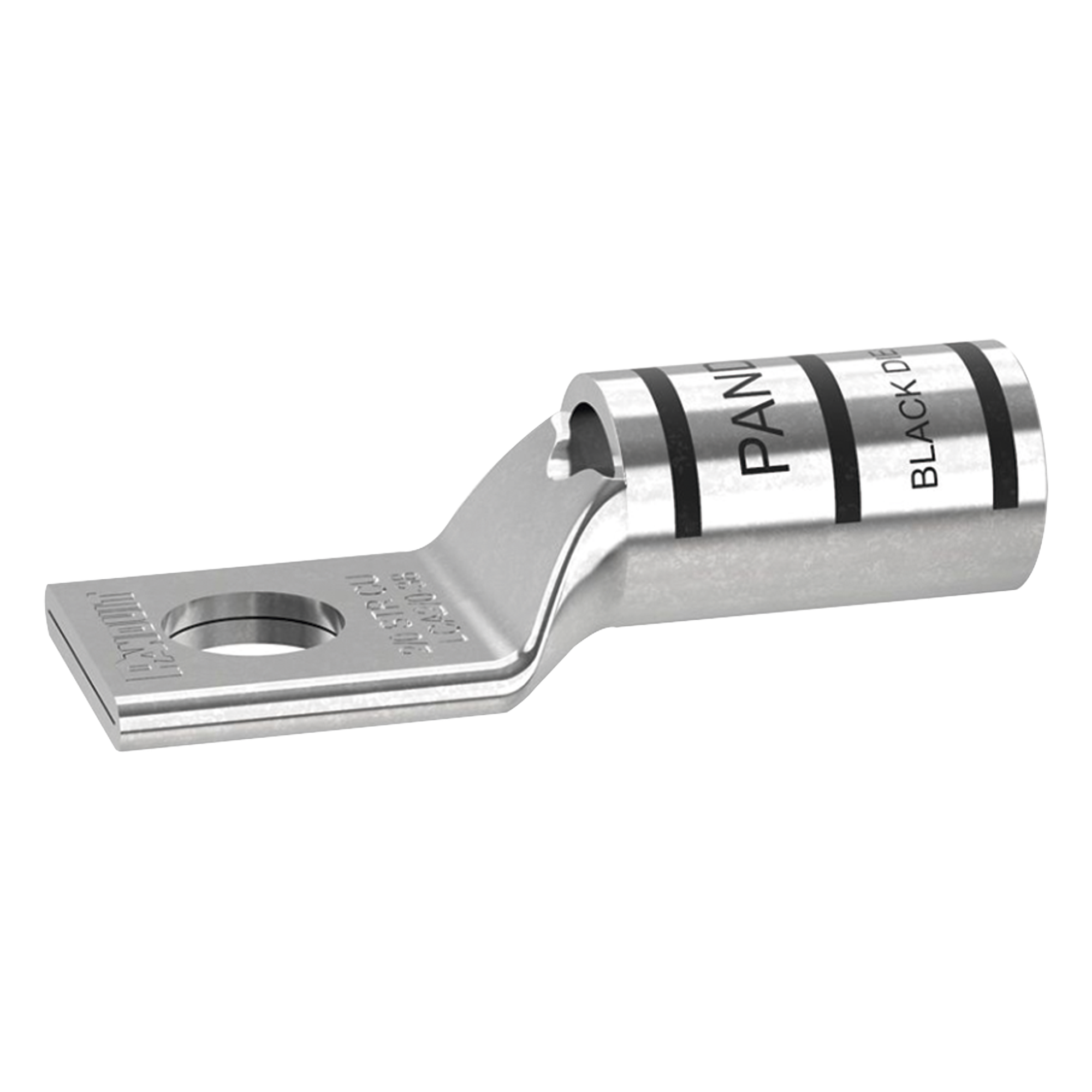 Terminal de Compresión / Cable 2/0 AWG / Orificio 3/8 in (9.5 mm) / Tambor Estándar con Mirilla / UL-CSA 35 kV 90°C — PANDUIT · SKU LCA2/0-38-X