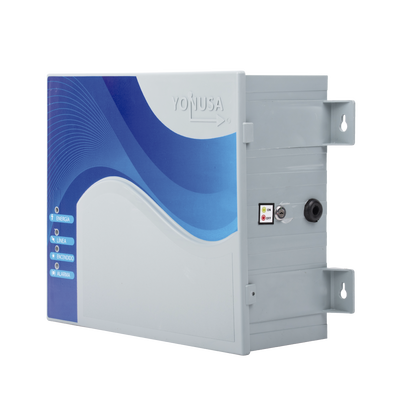 Energizador con tecnología SMT de 12,000Volts-1Joule/ 2500Mts Lineales de Protección / Cercos electricos
