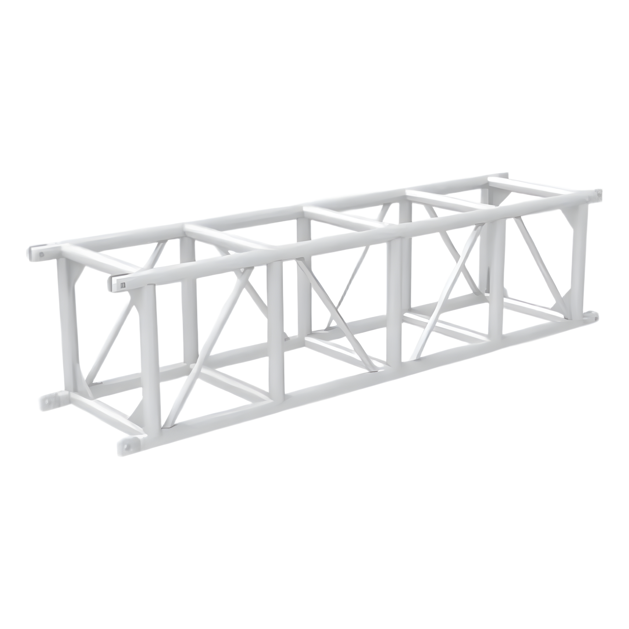 Truss de Aluminio / Sección 400 x 400 mm / Longitud 2 m (6.6 ft) / Conexión Rápida DIN 1999 / Carga Alta para Videowall y Audio — SHINESTAGE · SKU EP-YT40S-2M