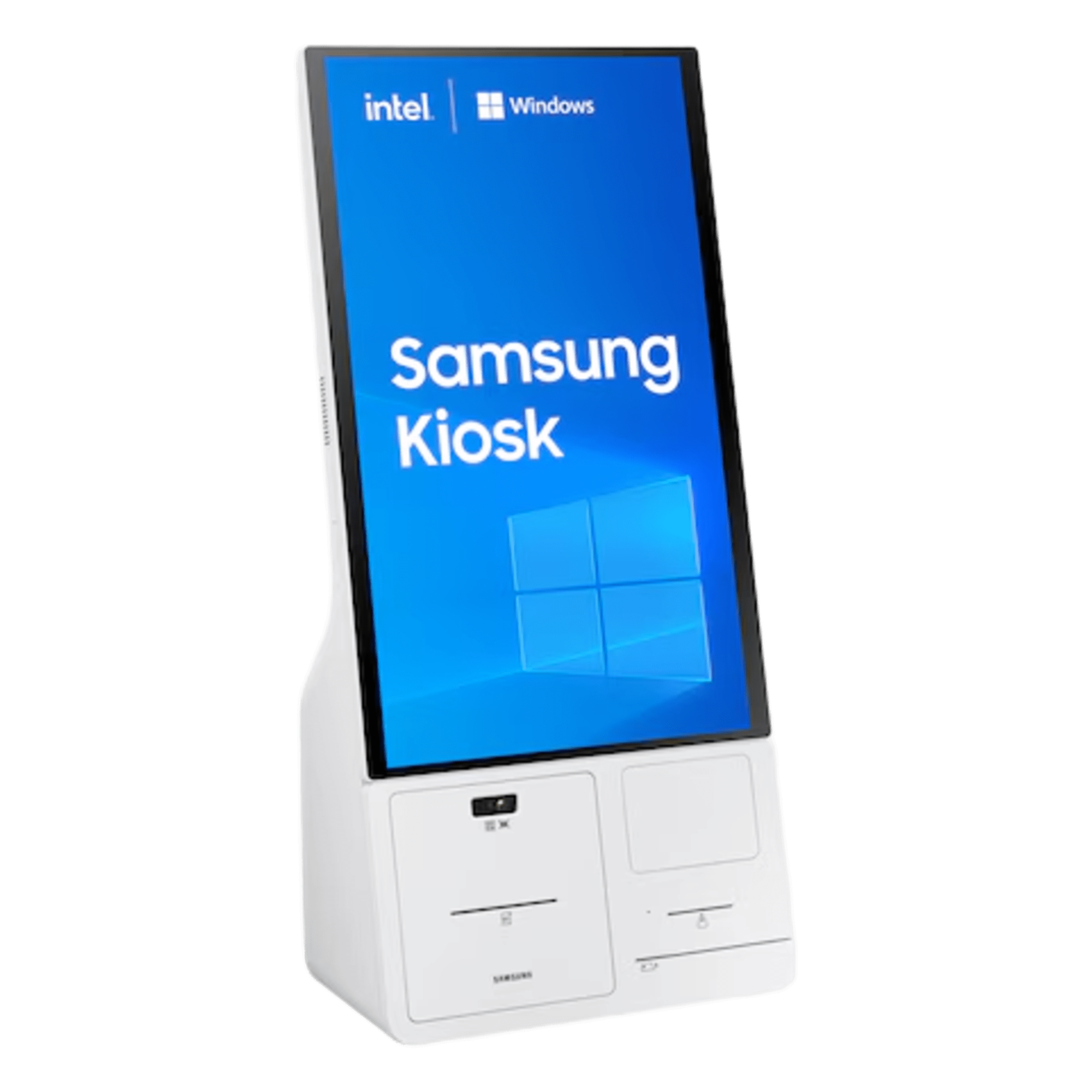 Kiosco Interactivo / 24" Full HD / Touch Antibacterial / Windows IoT / Intel Core i3 / Wi-Fi / Dockable con Impresora Térmica