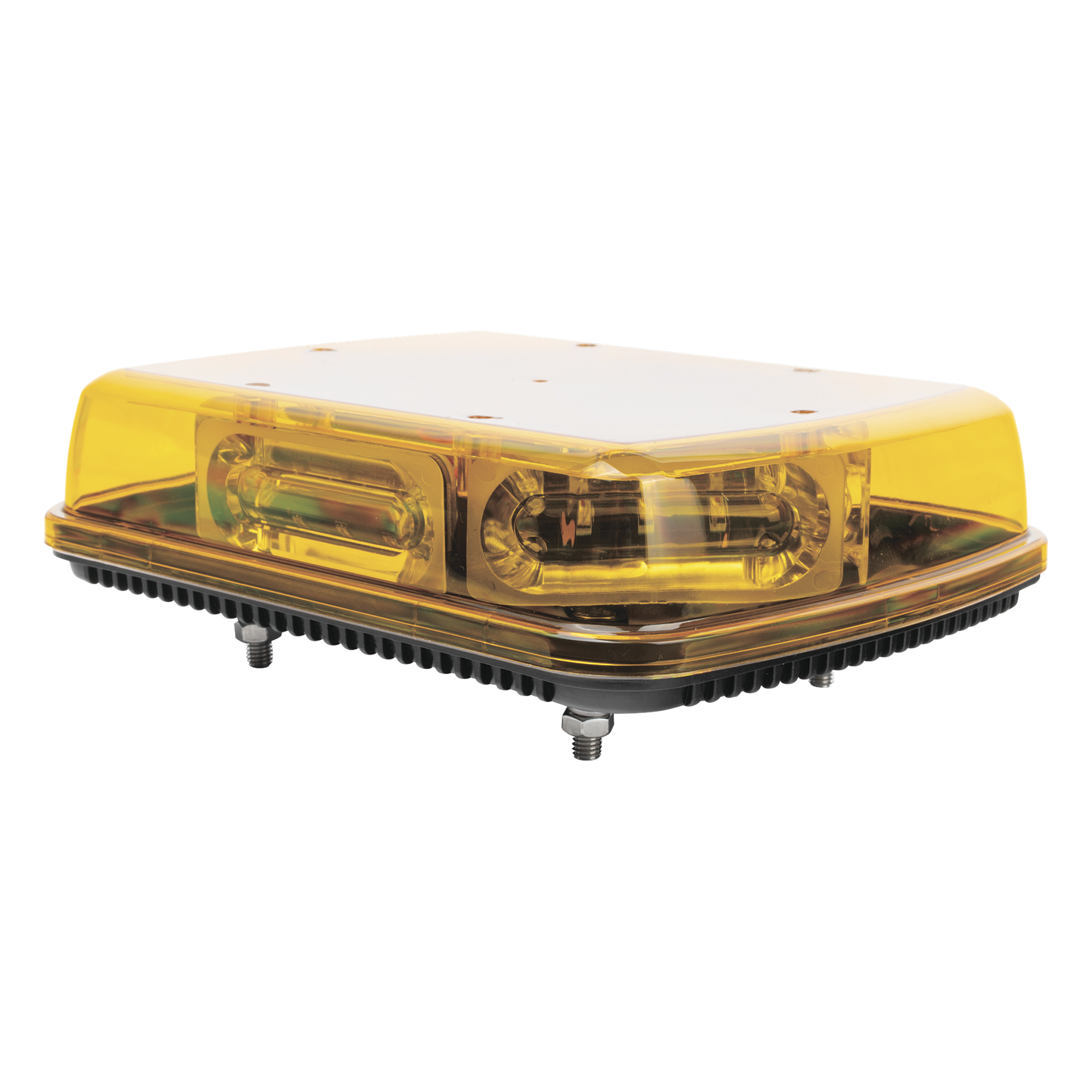 Mini Barra de Señalización / 18 LEDs Ámbar / Hyperlux / 25 Patrones de Destello / 12 VCC / -40°C a 55°C (-40°F a 131°F) — EPCOM INDUSTRIAL SIGNALING · SKU X1665AVM