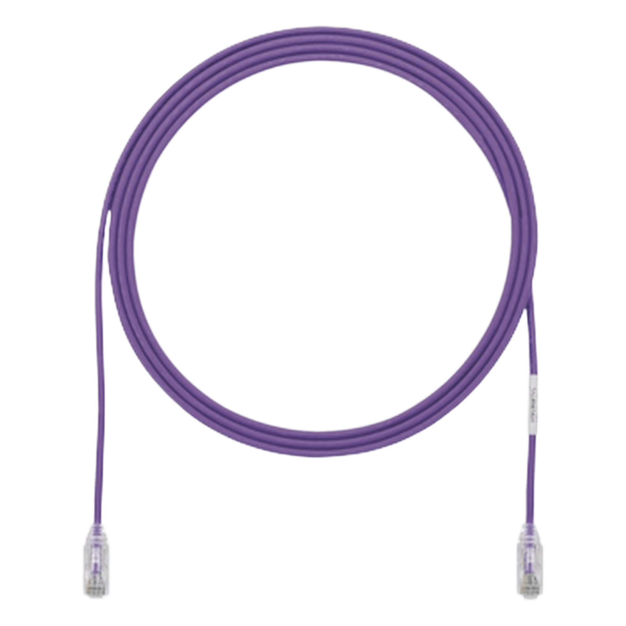 Cable de Parcheo UTP Cat6 / 28AWG Diámetro Reducido / 3.8 mm / 0.91 m (3 Pies) / Violeta / 250 MHz / PoE++ — PANDUIT · SKU UTP28SP3VL