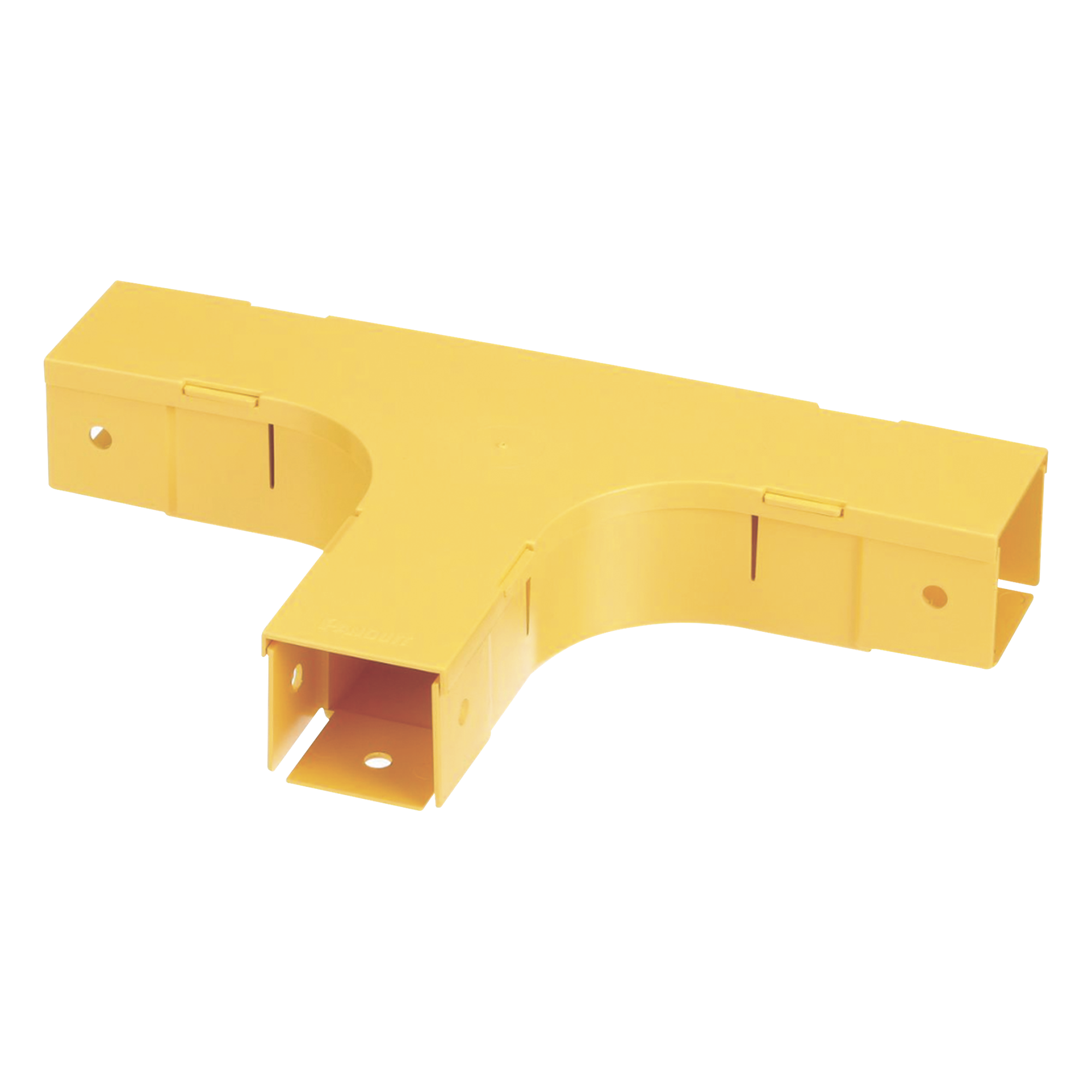 Conector en T Horizontal / Radio de Curvatura 50.8 mm / ABS / Canaleta 2x2 / 90° / 308.9 mm (1.01 ft) de Ancho — PANDUIT · SKU FT2X2LYL