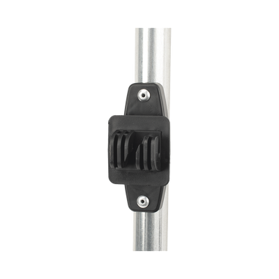 Poste de Paso para Cercas Eléctricas / Tubo Redondo 25 mm (1 in) / Longitud 1 m (39.4 in) / 5 Aisladores Integrados / Acero Galvanizado en Caliente