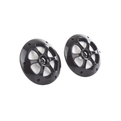 Par de altavoces fabricado en grado marinos en color negro de 6.5"  de 100 W de entrada máxima
