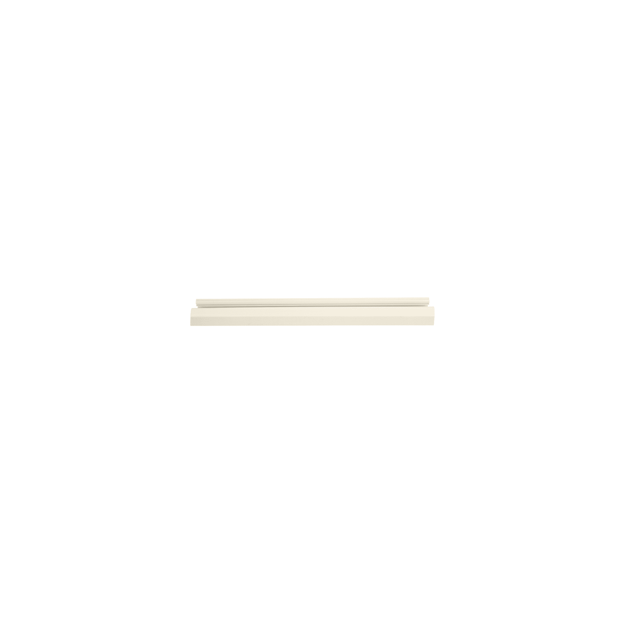 Base para Canaleta / PVC Rígido / 103.3 x 44.9 x 1800 mm / UL94V-0 / TIA/EIA / Blanco Mate