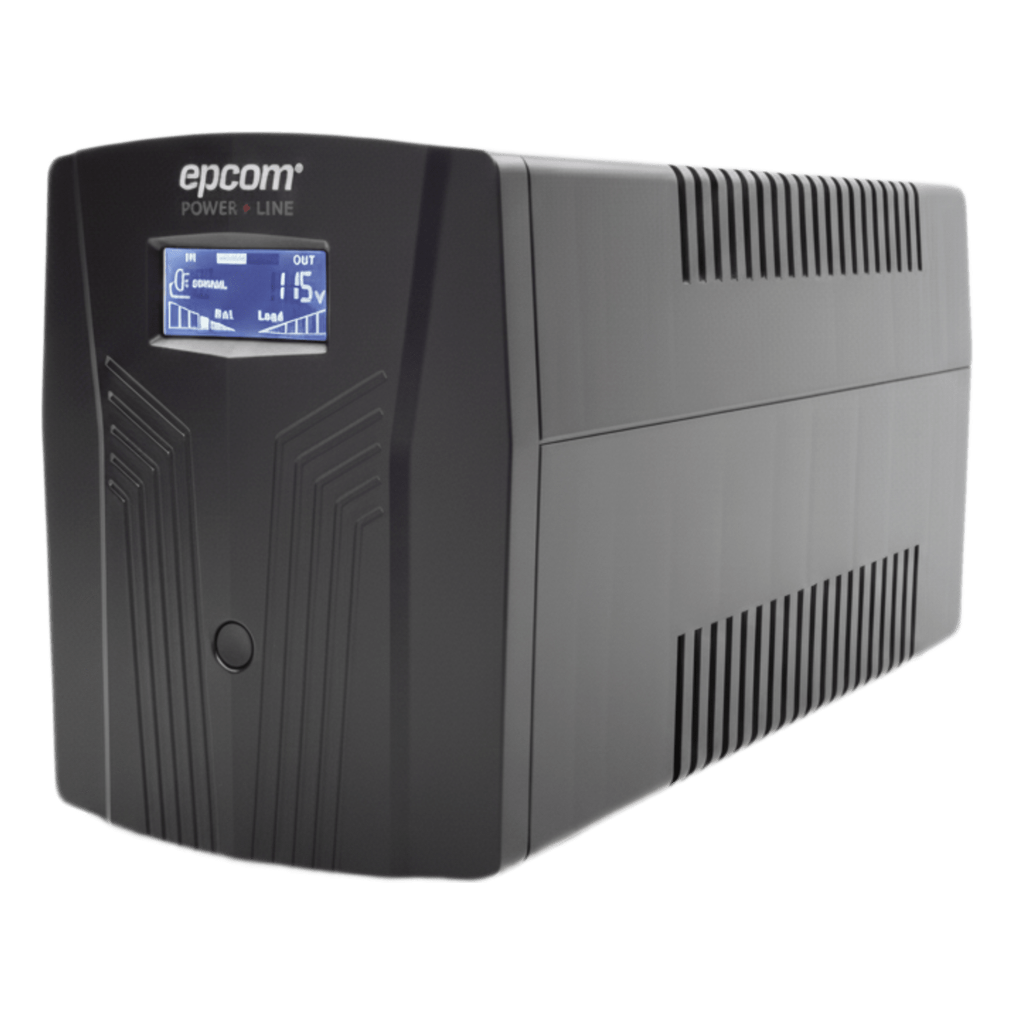 UPS Línea Interactiva / 1500 VA / 900 W / Salida 120 Vca / 6 Tomas NEMA 5-15R / Pantalla LCD / Factor de Forma 2U Rack/Torre — EPCOM POWERLINE · SKU EPU1500LCD