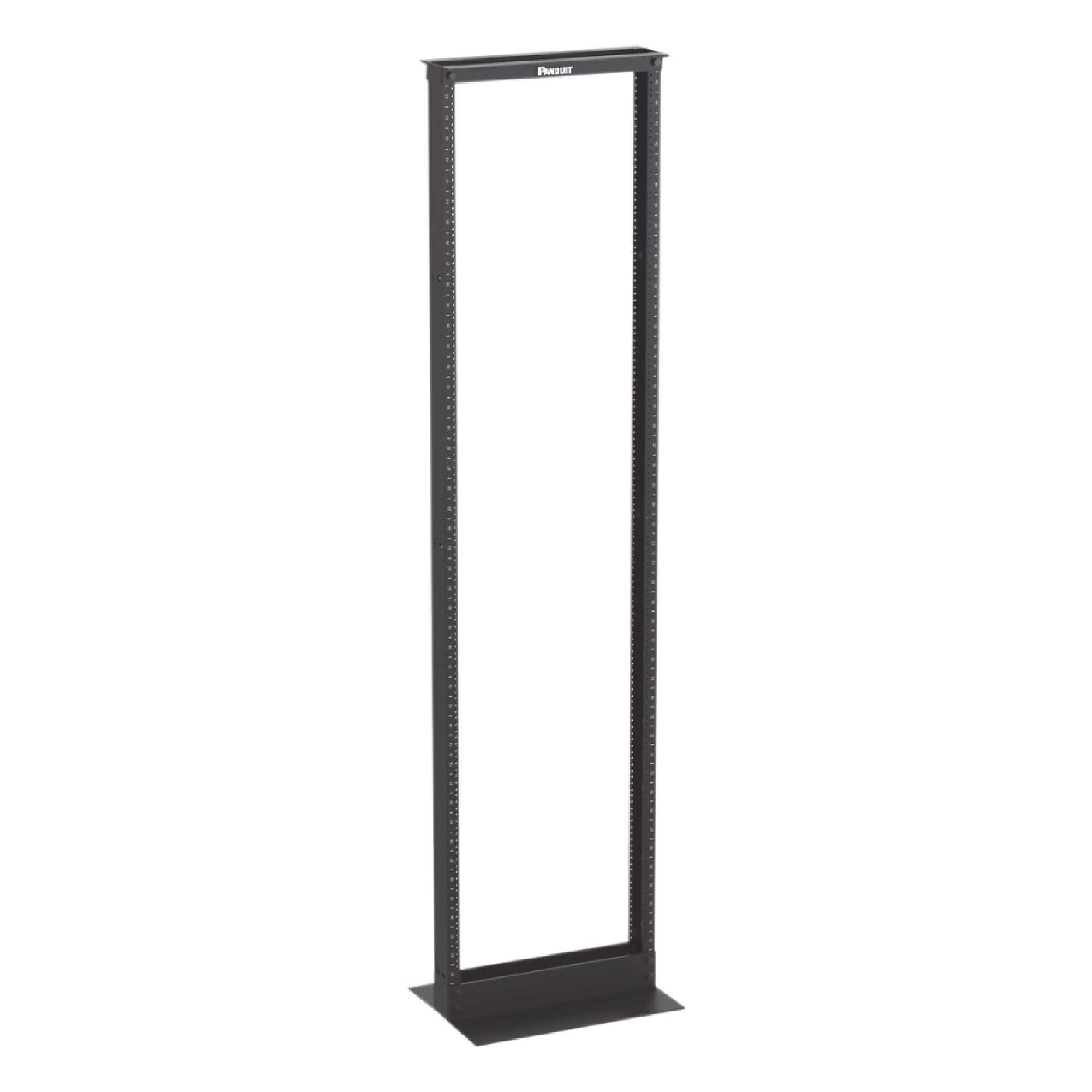 Rack de Dos Postes / 19 Pulgadas / 45 Unidades / Aluminio / Carga 1000 lbs (453 kg) / Rieles Numerados #12-24 — PANDUIT · SKU R2P