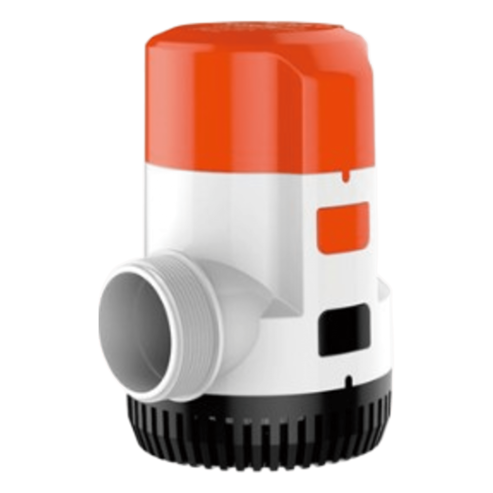 Bomba Sumergible / 3700 GPH (14000 LPH) / 12V CD / Impulsor Grande / Anti-Airlock / Conector Rápido / Puertos Rectos o 90° — SEAFLO · SKU SFBP1-G3700-01