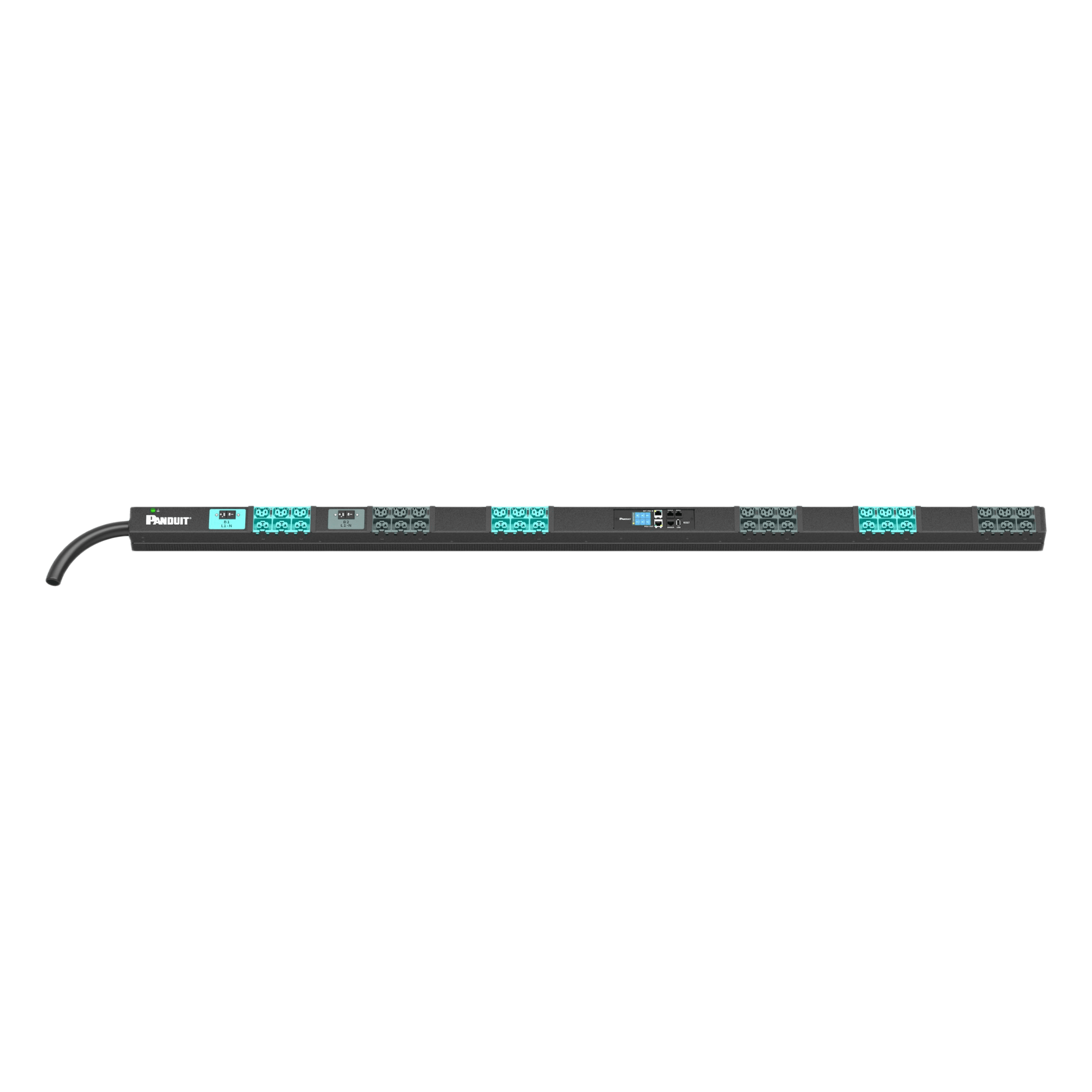 PDU Inteligente Monitoreable / 36 Tomas C13/C15/C19/C21 / Entrada IEC 60309 2P+E 6h / 230 Vca / 32 A / Instalación Vertical