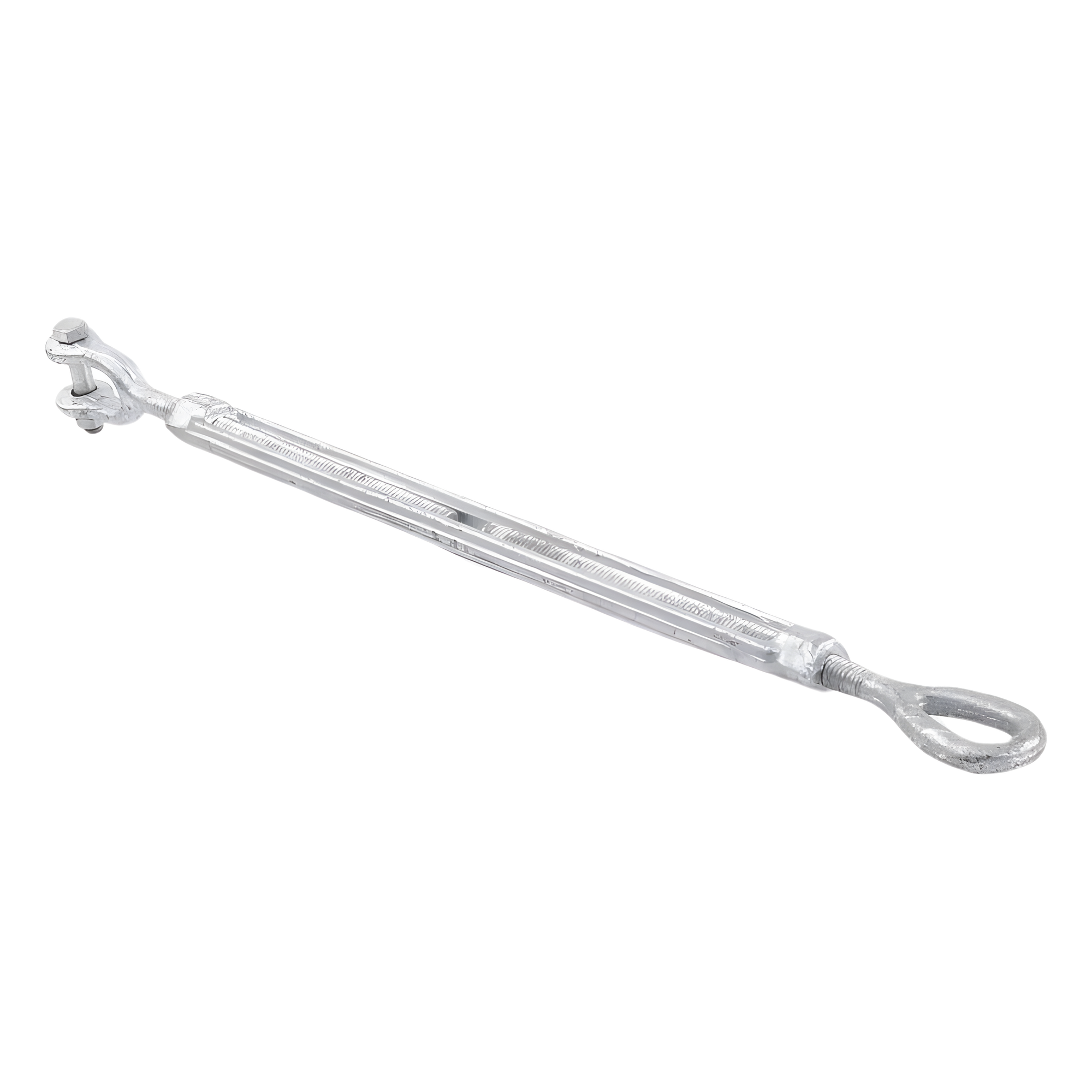 Tensor Ojo-Quijada / Acero Forjado / 1/2" x 12" / Galvanizado Inmersión en Caliente / Carga 2200 lbs