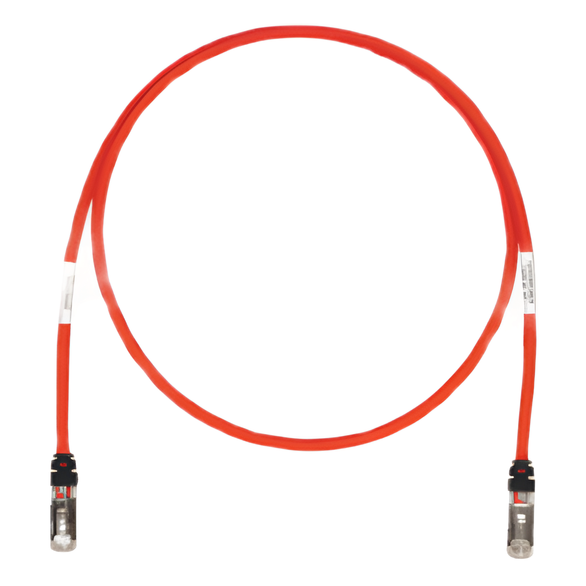 Patch Cord Cat6A / Blindado S/FTP / 1.52 m (5 ft) / 500 MHz / 26 AWG / PoE++ 2500 Ciclos / LS0H / Color Rojo — PANDUIT · SKU STP6X5RD