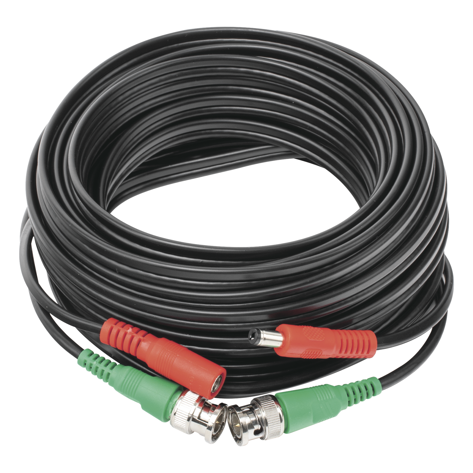 Cable Coaxial Siames / BNC RG59 + Alimentación / 10 Metros (32.81 Pies) / 100% Cobre / 4K / Interior y Exterior — EPCOM POWERLINE · SKU DIY-10M-HD