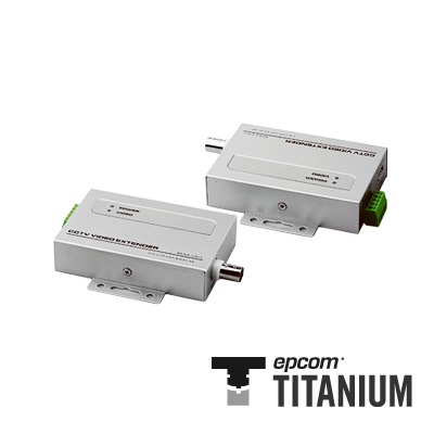Receptor activo de 1 canal, requiere alimentación de 12 Vcc (distancia de video de 300 metros con transmisor activo) — EPCOM TITANIUM · SKU TT-101AR