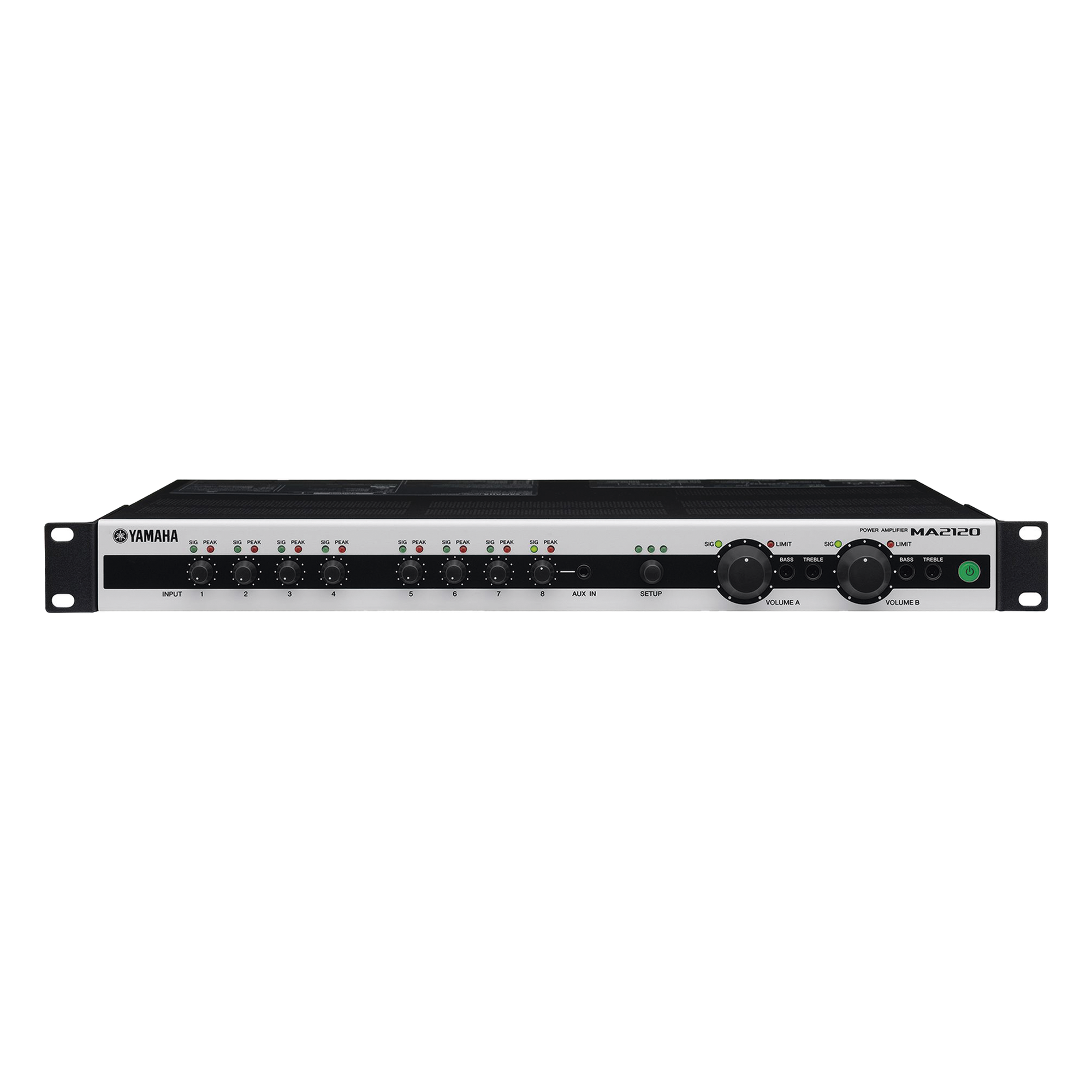 Mezclador Amplificador / 2 zonas / 120W a 70/100V / 100W a 8Ω / DSP Integrado — YAMAHA · SKU MA2120