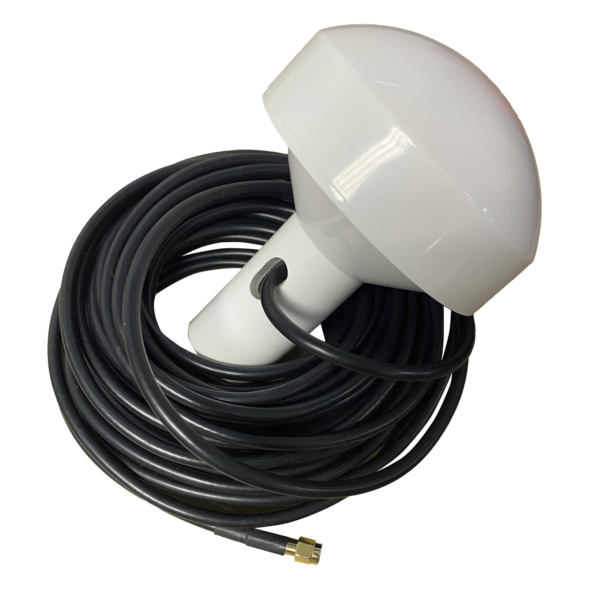 Antena GPS Marina / 1575.42 MHz / 28 dBi / Omnidireccional / Cable RG58 10 m (32.8 ft) / SMA Macho / Soporte Rotativo — SYSCOM · SKU SD-GPS-005