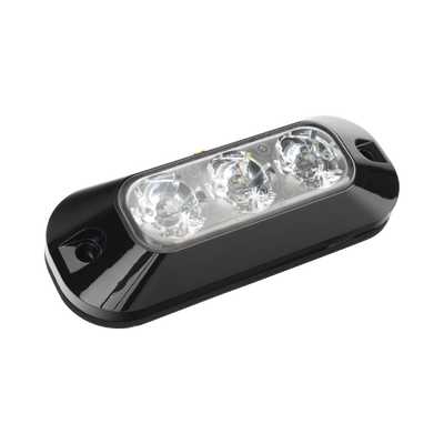 Luz Perimetral LED / 3 LEDs / 21 Patrones de Destello / 12-24 VCC / SAE J595 Clase I / Uso Interior y Exterior