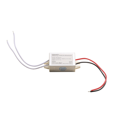Fuente 12 V  |  1 Amper  |  Waterproof  | Intemperie grado IP67