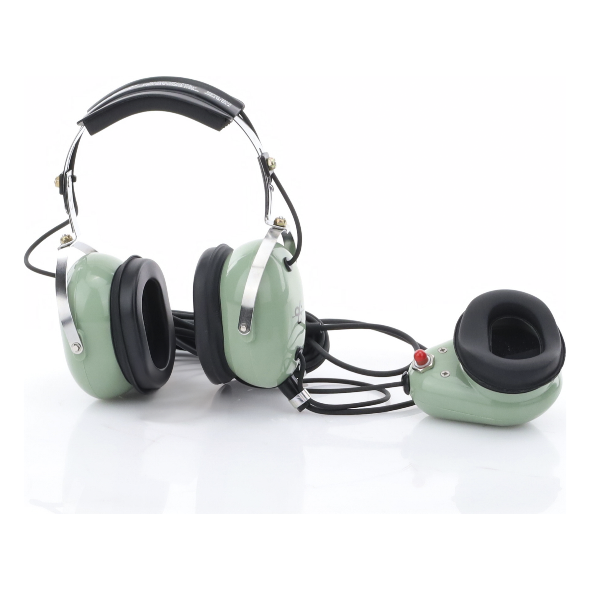 Auriculares Muff-Mic / Micrófono dinámico con cancelación de ruido / Cable 7.62 m (25 ft) / NRR 26 dB / Diadema cromada anticorrosión