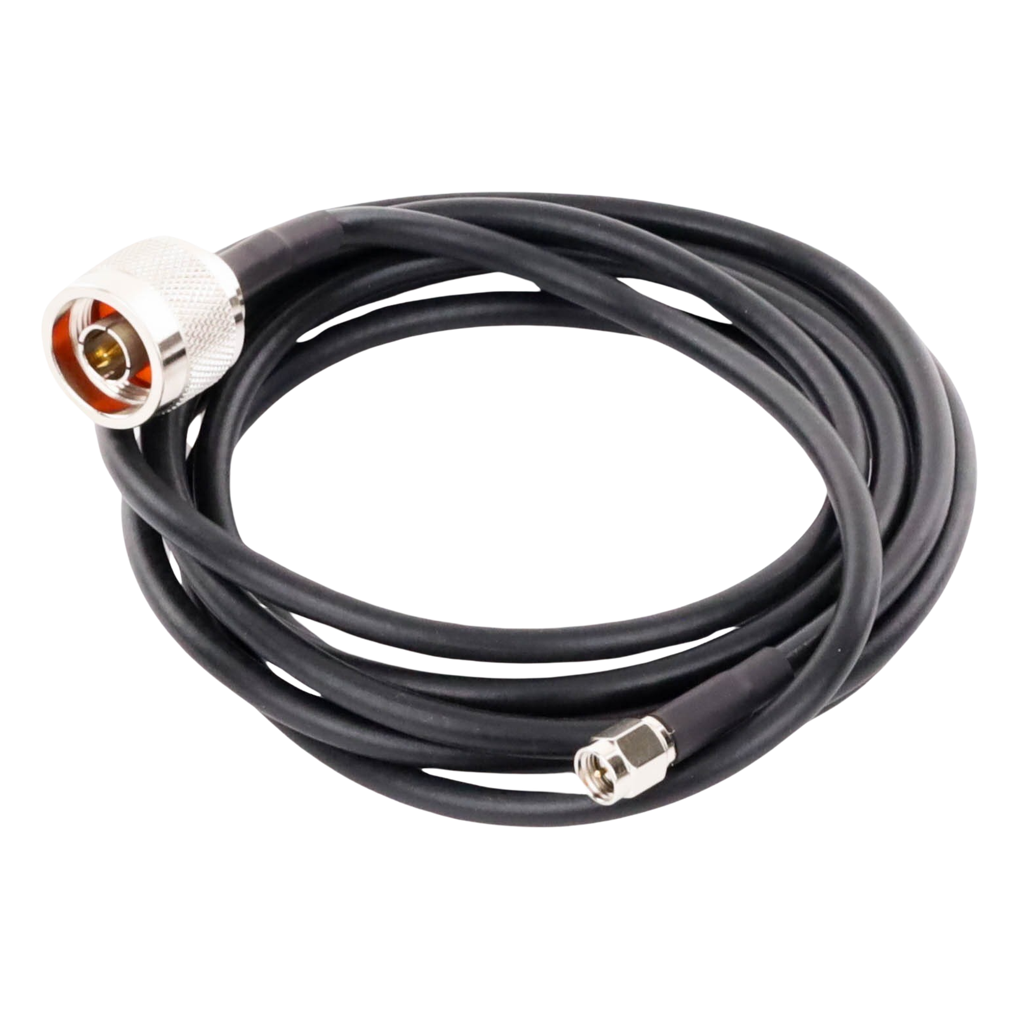 Jumper / 2 m (6.56 ft) / RG-58U / N Macho a SMA Macho / 50 Ω / 95% Blindaje Cobre