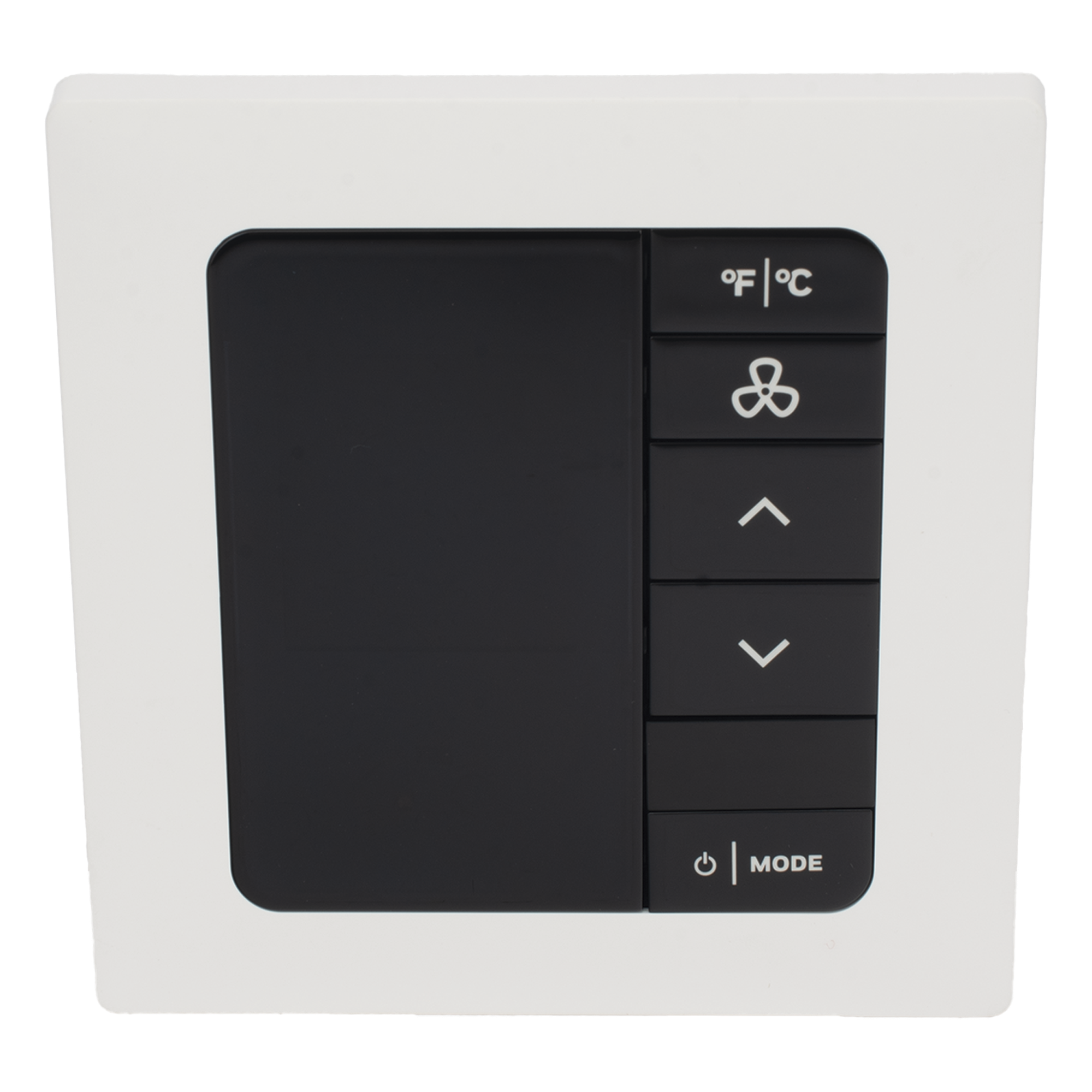 Termostato de Gestión Energética / 100-277 VAC / FCU 2 y 4 Tubos / BACnet MS/TP y Wi-Fi / Sensor PIR 10 m (32.8 ft) / 5H/3C Etapas — INNCOM · SKU 201-528-100-WH