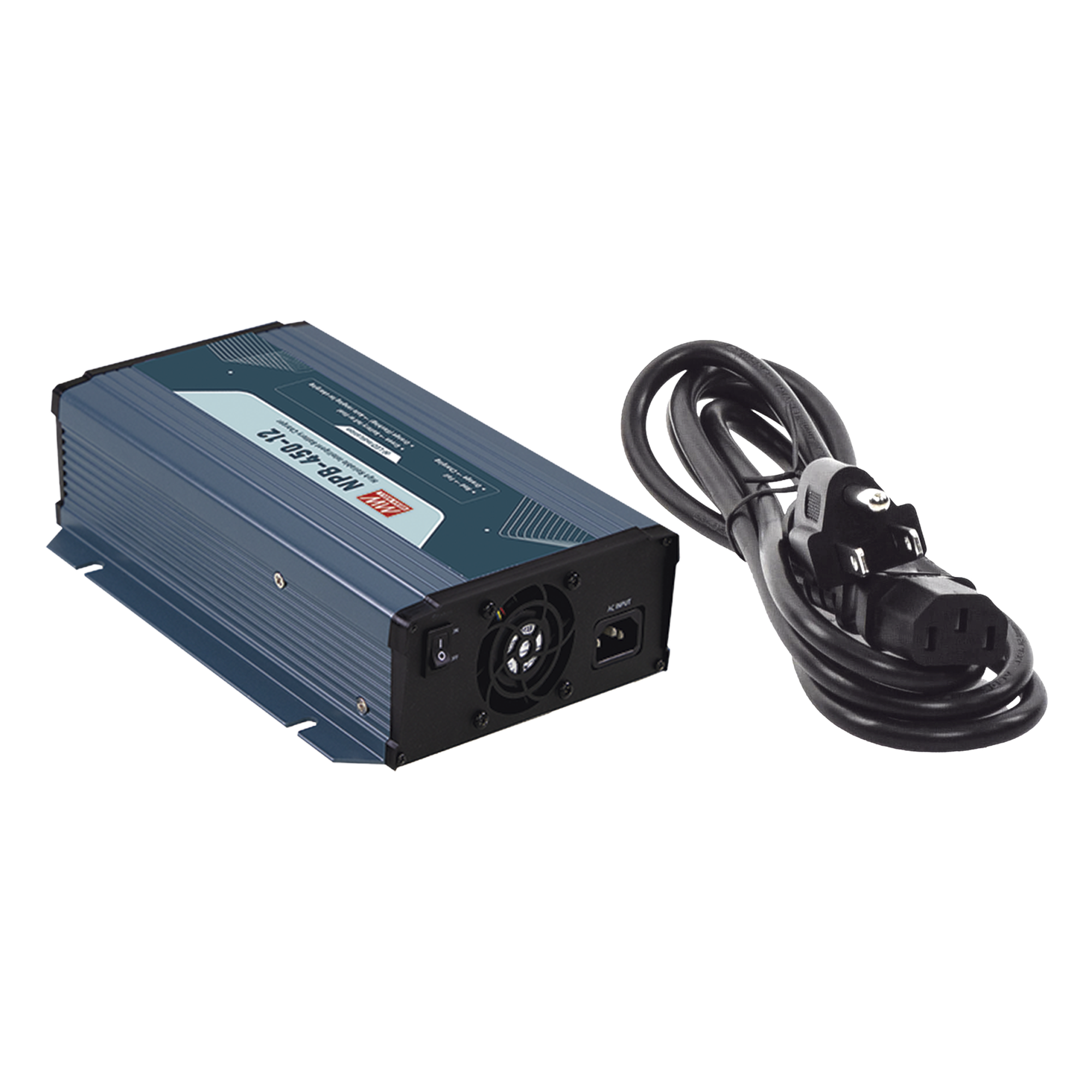 Cargador de Baterías / 25A / 12V / Bancos 90 a 300 Ah / Voltaje Ultra Amplio 10.5 a 100 V / CAN Bus / NFC — MEANWELL · SKU NPB45012/K