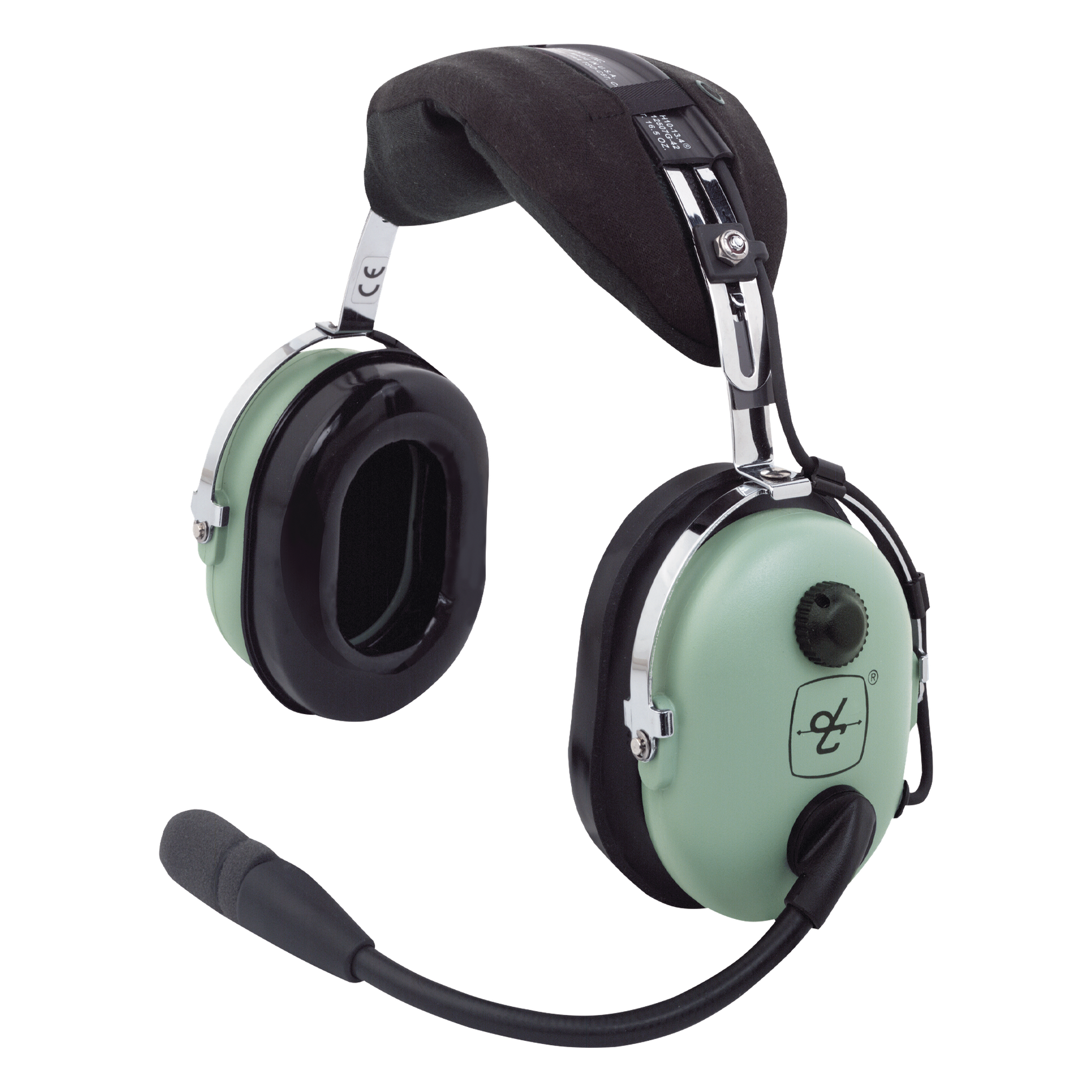 Auriculares de Aviación / Atenuación de Ruido Pasivo 23 dB NRR / Micrófono Electret Amplificado M-7A / Diseño Ligero / Compatible Aviación General y Estándares Militares — DAVID CLARK · SKU H10-13.4
