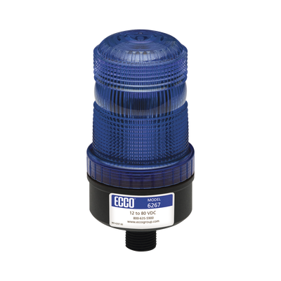 Mini baliza LED / Montaje permanente / SAE Clase III / 12-80 VCC / IP67 / -30°C a +50°C — ECCO · SKU X6267-B