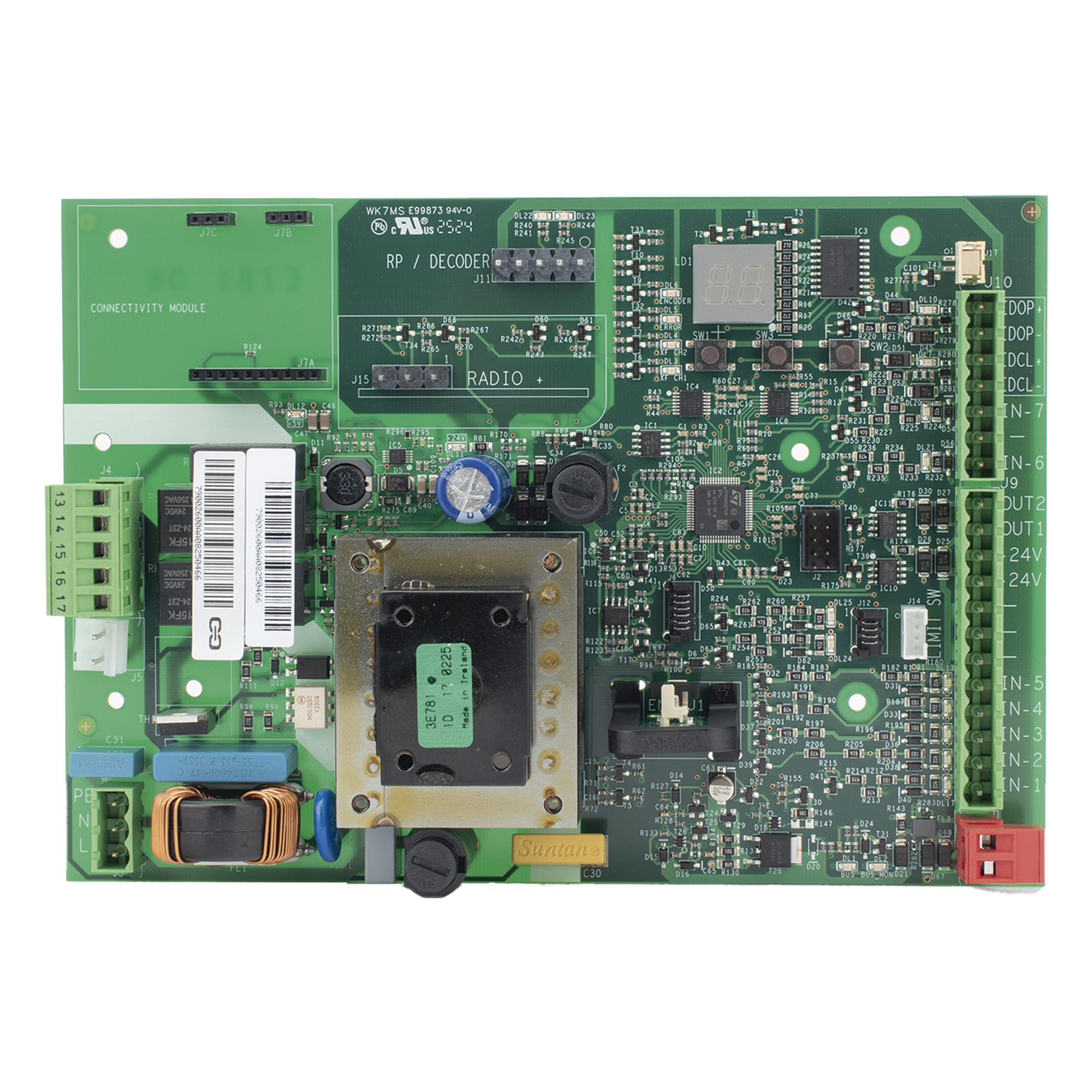 Tarjeta de control / Automatización residencial / Motor 109925 / Compatible 844C E781 — FAAC · SKU 63003478