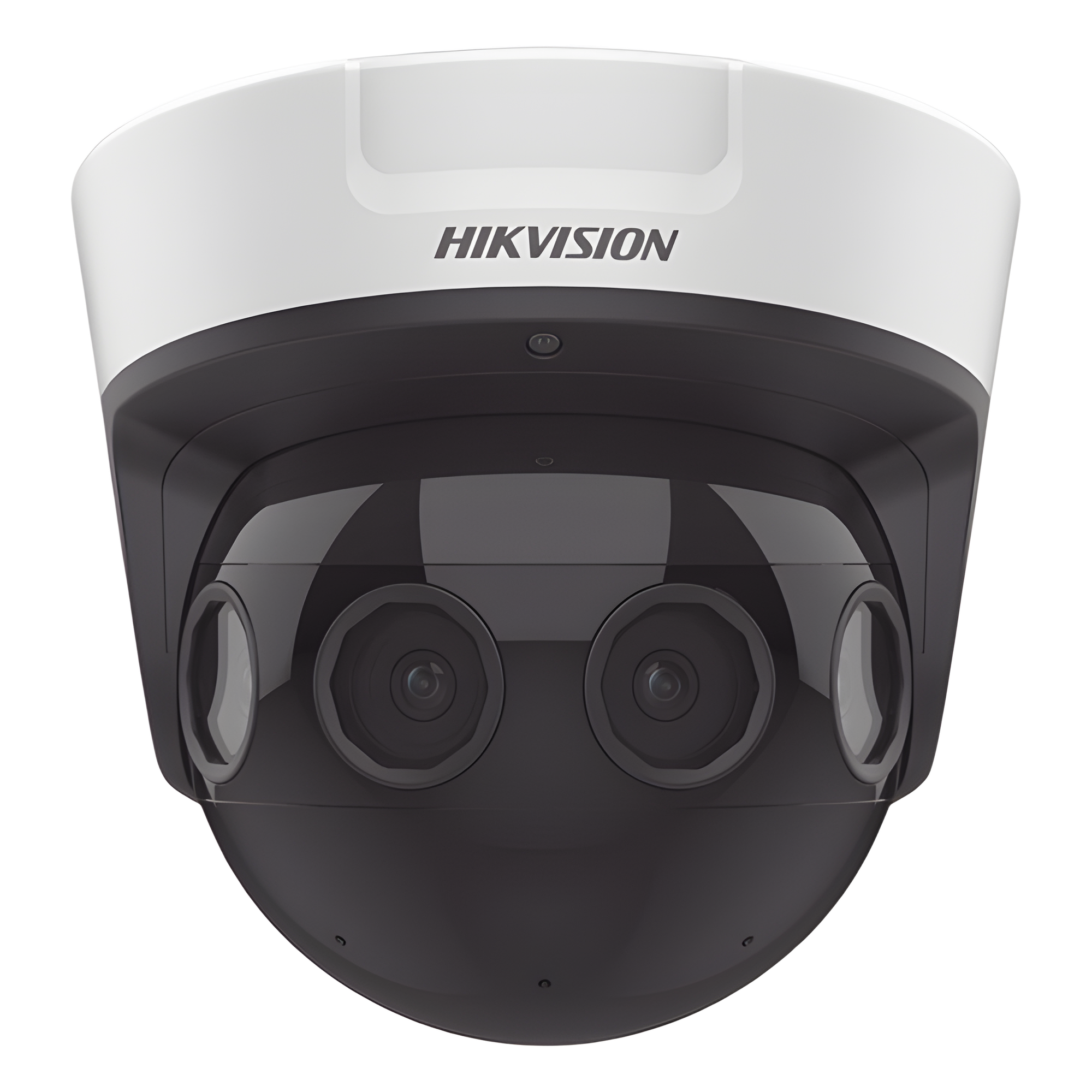 Cámara IP Panorámica / 32 Megapixel Total / 4 Lentes 8 MP / Vista 180° / IR 20 m (65.6 ft) / IP67 / IK10 / PoE+ / 12 Vcc — HIKVISION · SKU DS-2CD6984G0-IHS(D)
