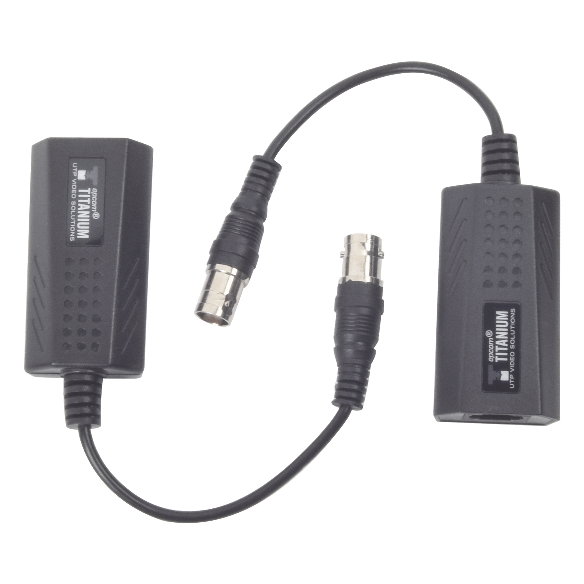 Extensor IP Pasivo / Conversión Ethernet sobre Coaxial / Alcance 200 m (656.2 ft) / 10 Mbps / Protección Sobretensiones 2 kV / Sin Alimentación Externa — EPCOM TITANIUM · SKU TT-IP-CX