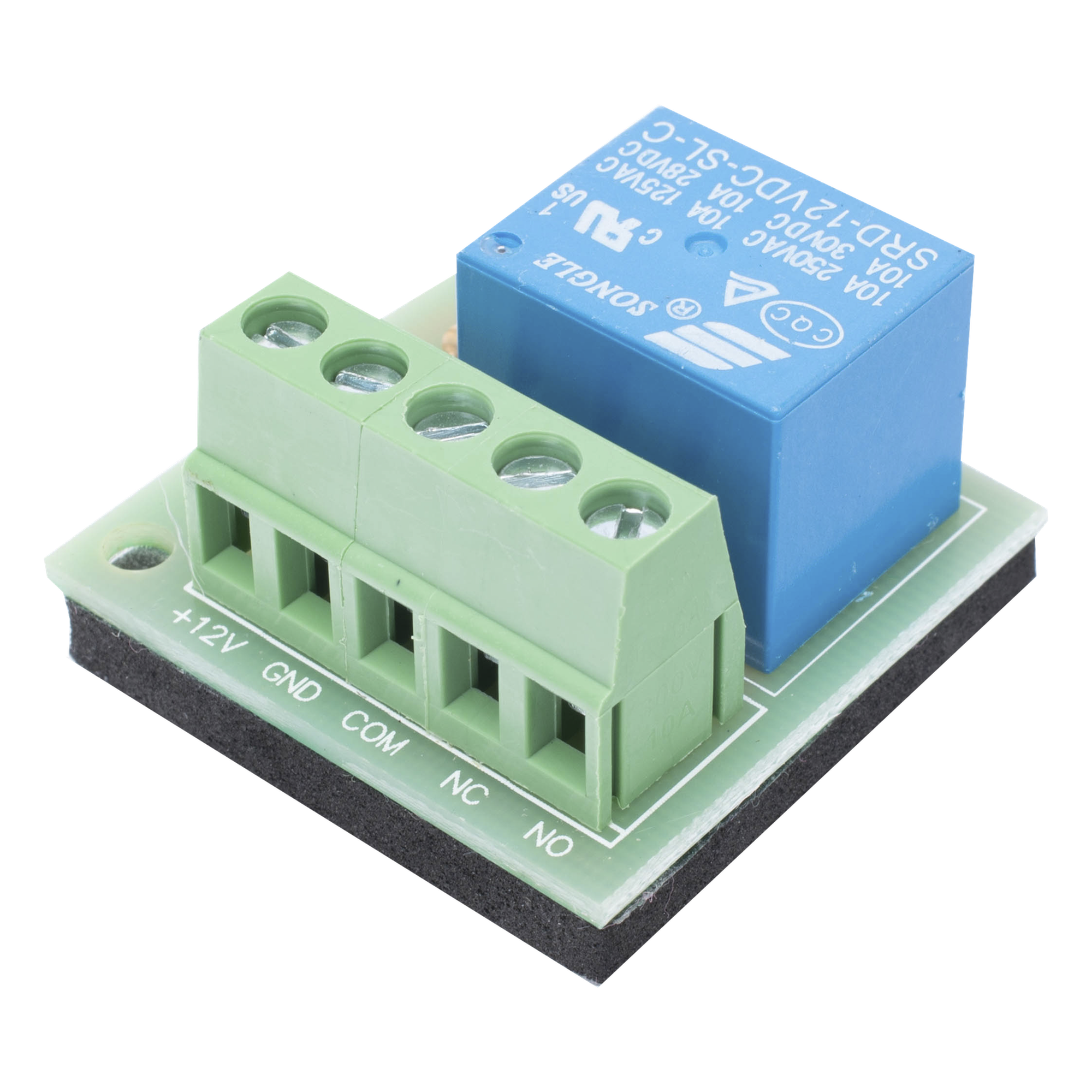 Módulo de Relé para Control de Acceso / Salida NO/NC/COM / 3A a 125 VCA / 12 VCC / -20°C a 70°C / Interbloqueo de Puertas — ACCESSPRO · SKU PRORELAY
