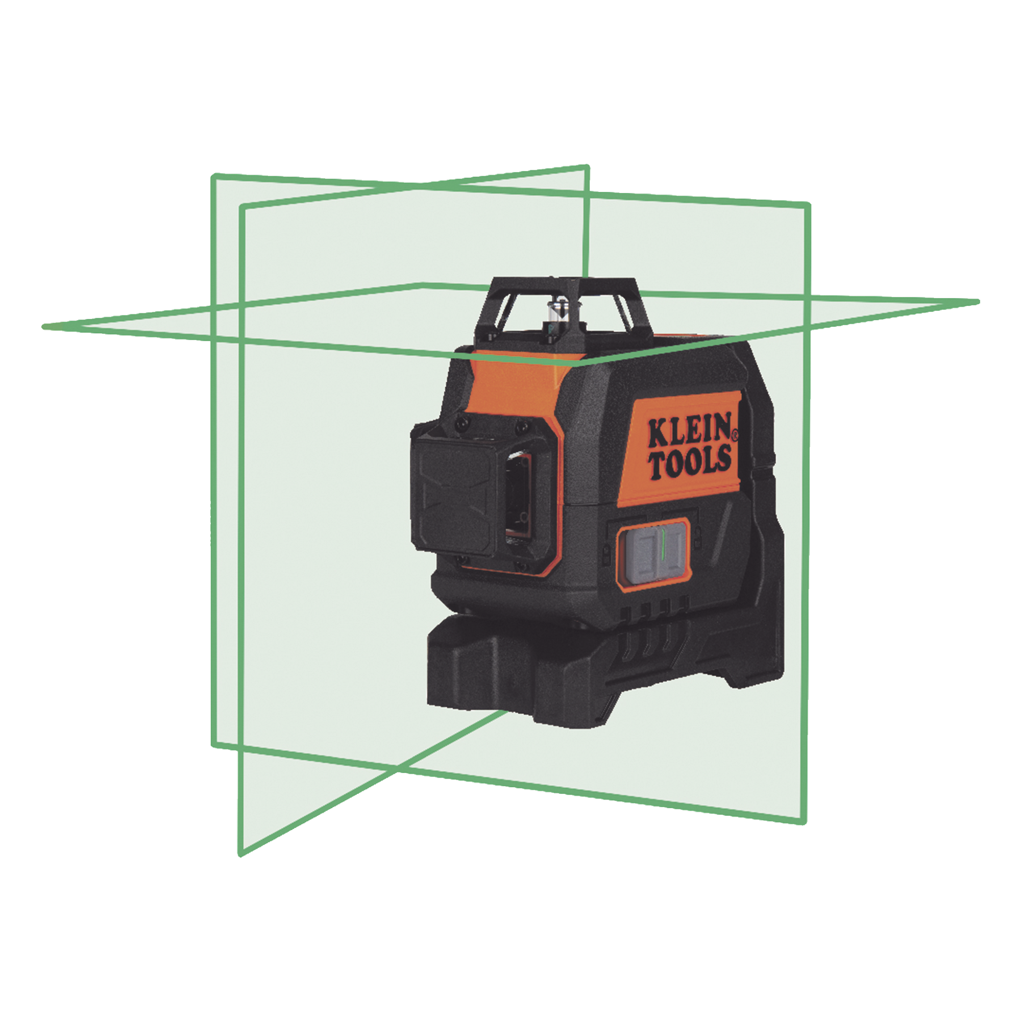 Nivel Láser / 3 Planos 360° / Láser Verde 520 nm / Alcance 30.5 m (100 ft) / Autonivelación ±4° / Base Magnética y para Trípode — KLEIN TOOLS · SKU 93CPLG