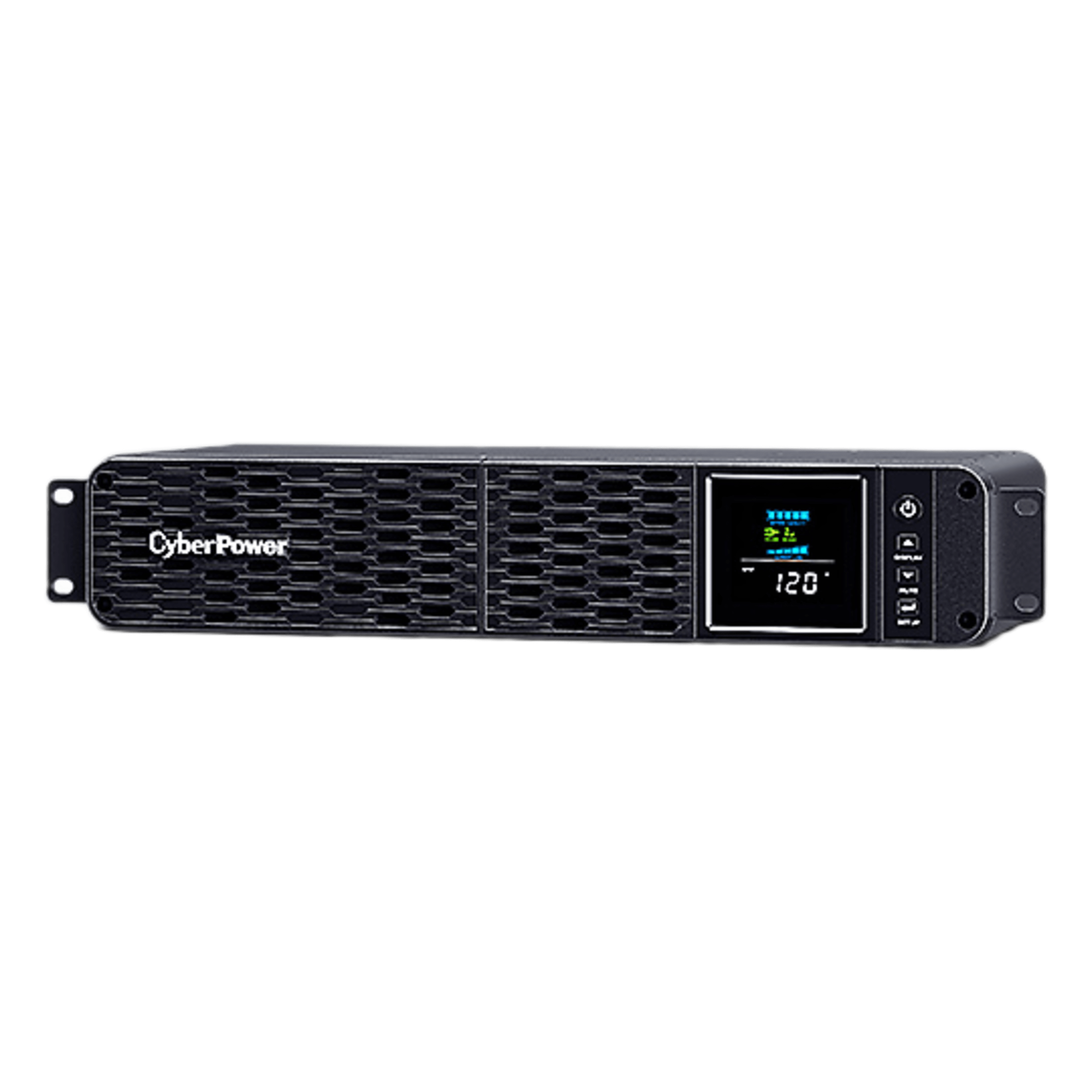 UPS Línea Interactiva / 1500 VA / 1050 W / Onda Senoidal Pura / 8 Tomas NEMA 5-15R / Rack 2U o Torre / AVR 88-139 Vca — CYBERPOWER · SKU CP1500PFCRM2U