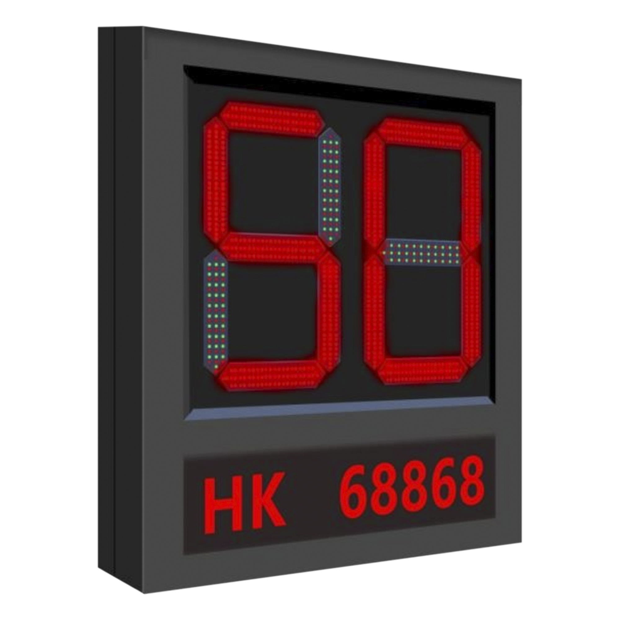 Pantalla LED para Aplicación de Estacionamientos / Indicador de Estados como Exceso de Velocidad, Velocidad Normal  — HIKVISION · SKU DS-TVL224-8-5EY