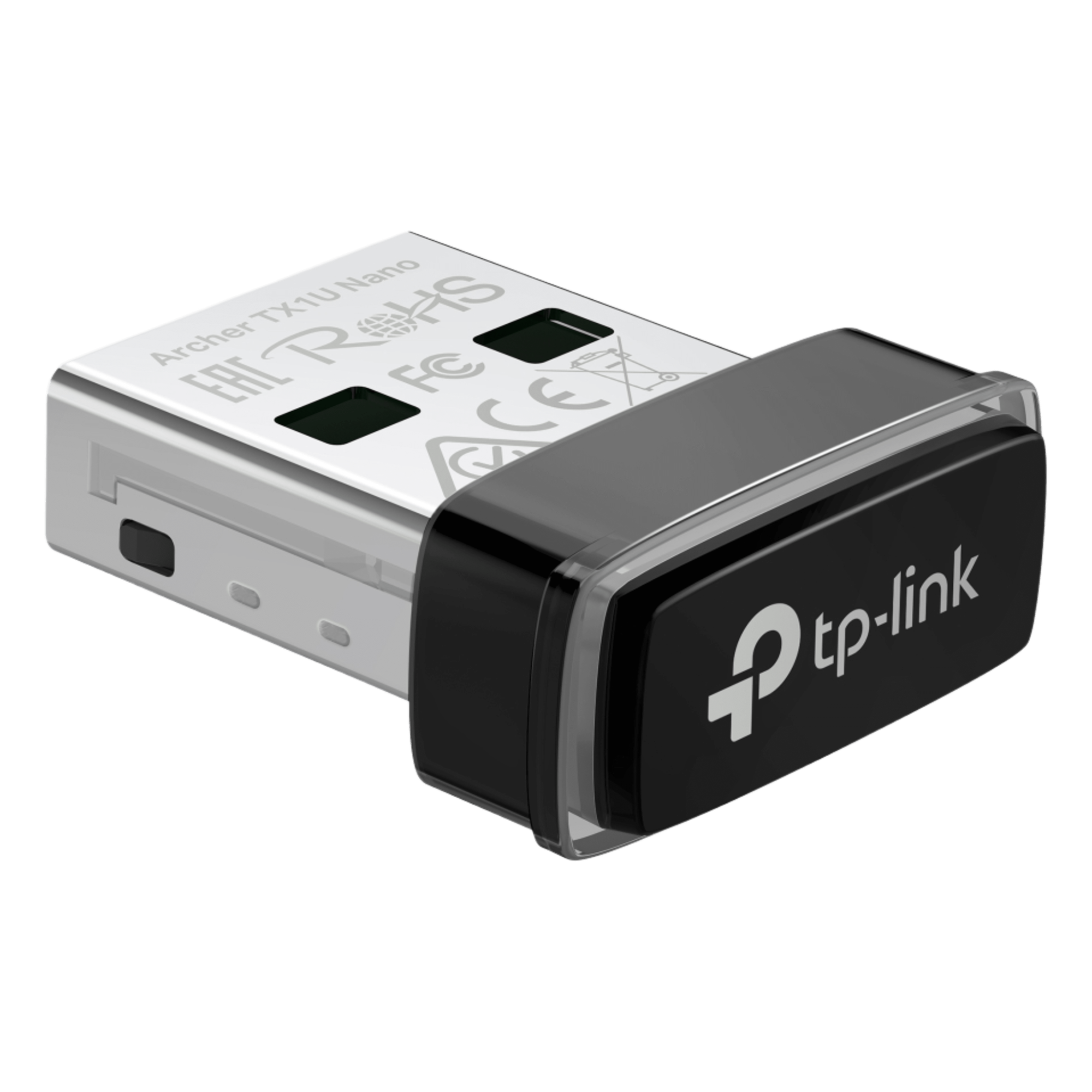 Adaptador USB Wi-Fi 6 / 287 Mbps / 2.4 GHz / Nano 17.5 × 15.8 × 7.1 mm / MU-MIMO / OFDMA / Driver Pre-cargado — TP-LINK · SKU ARCHER-TX1U-NANO