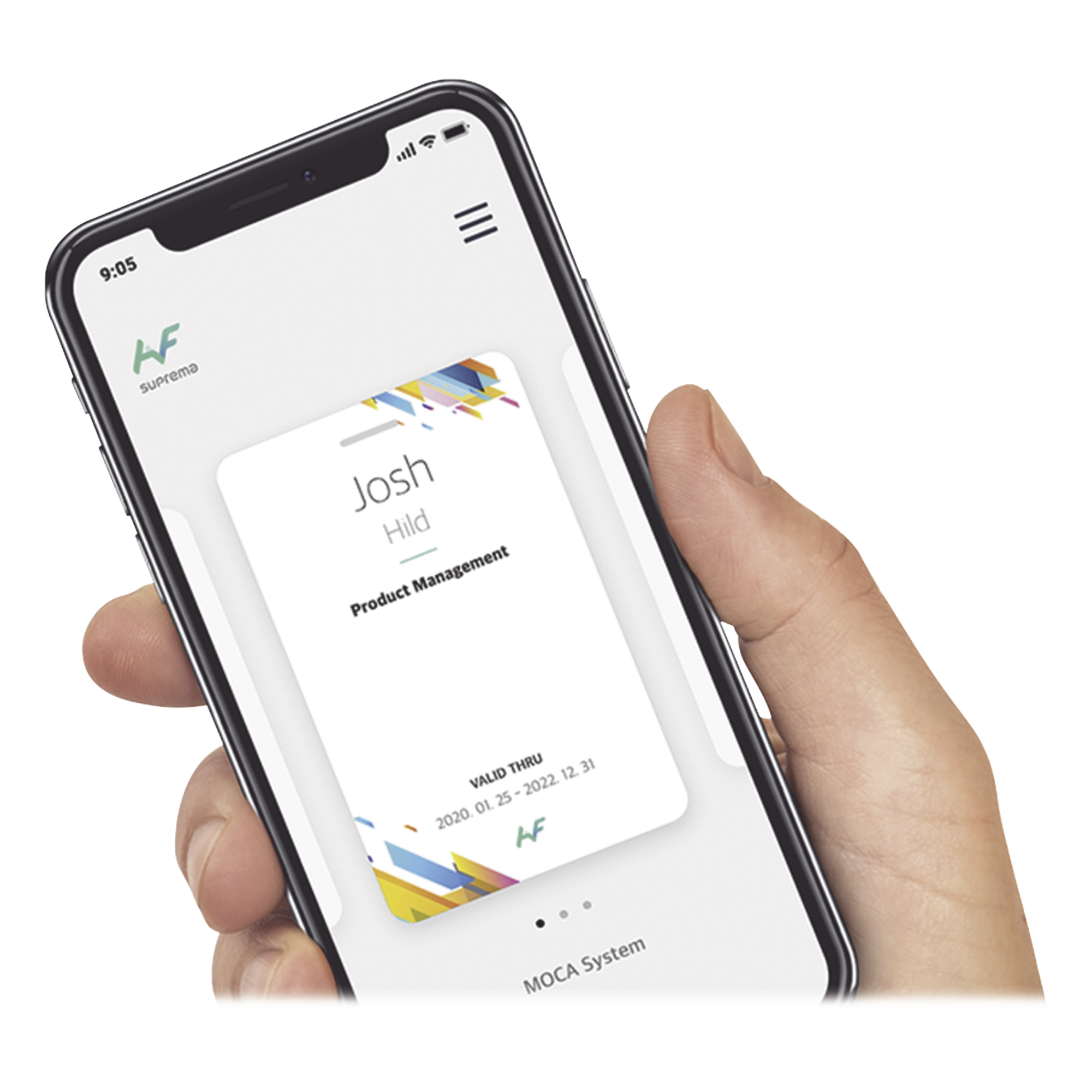 Tarjeta Virtual / Control de Acceso Móvil / Bluetooth / iOS y Android / Portal Web Airfob — SUPREMA · SKU MOBILEACCESSCREDIT