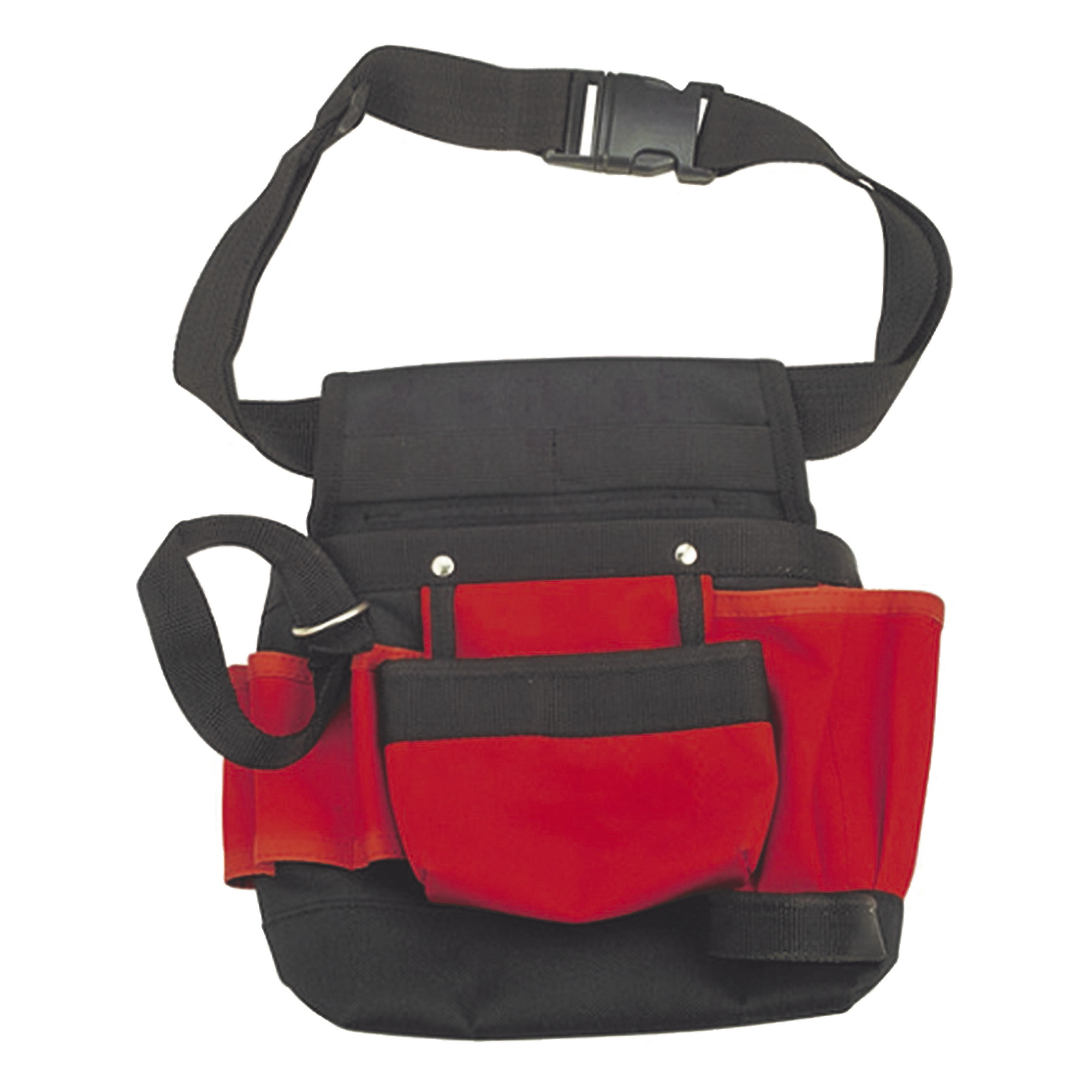 Bolsa de Herramienta para Cintura / 5 Compartimientos / 21x11.5x3.4 cm / Poliéster / 190 g / Adaptador para Martillo — EPCOM POWERLINE · SKU EPBB01