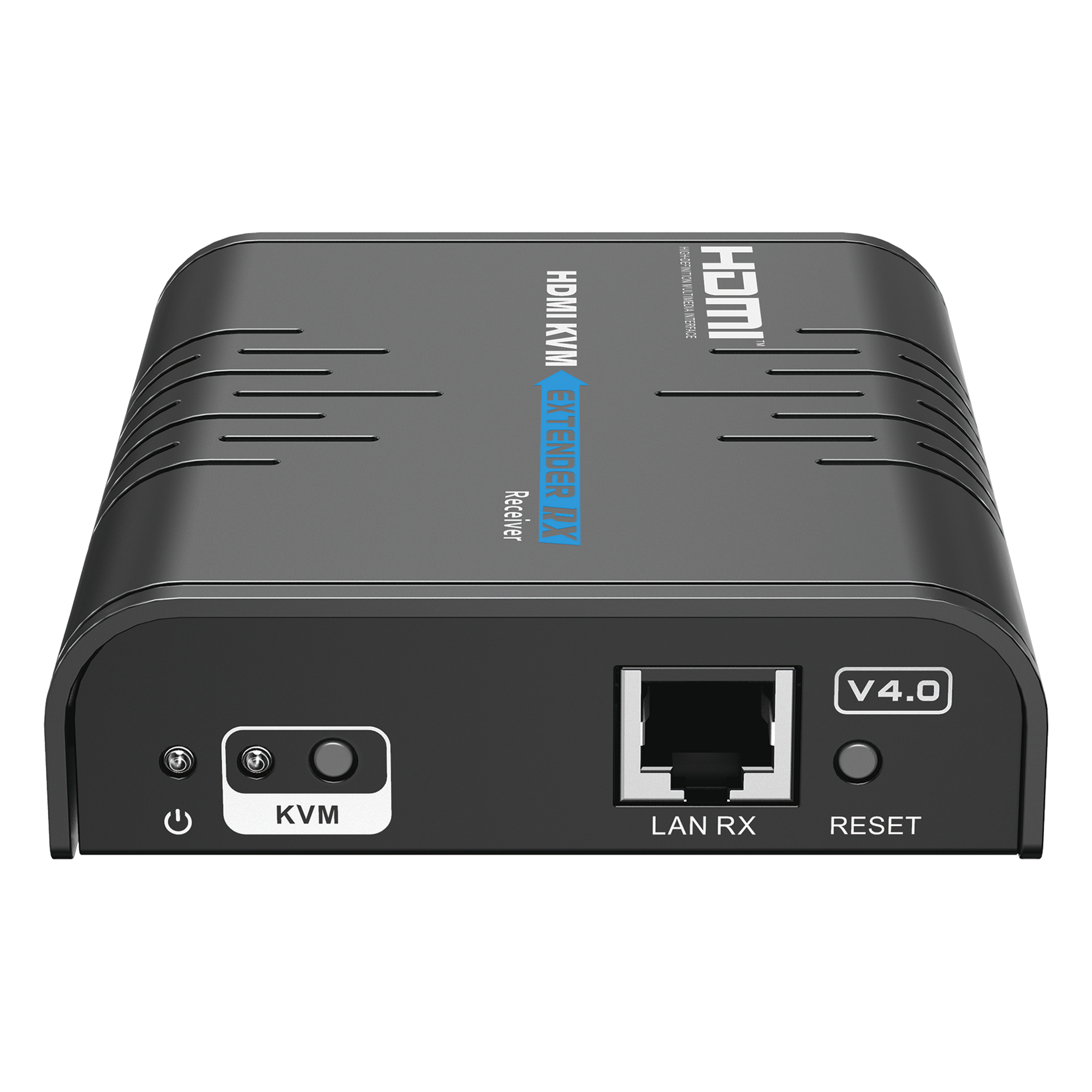 Receptor Compatible para Kits TT373KVM4.0 | Resolución 1080P @ 60 Hz | Soporta STP y UTP CAT6 | Control IR | Compatible con Switch Gigabit para control KVM múltiple.