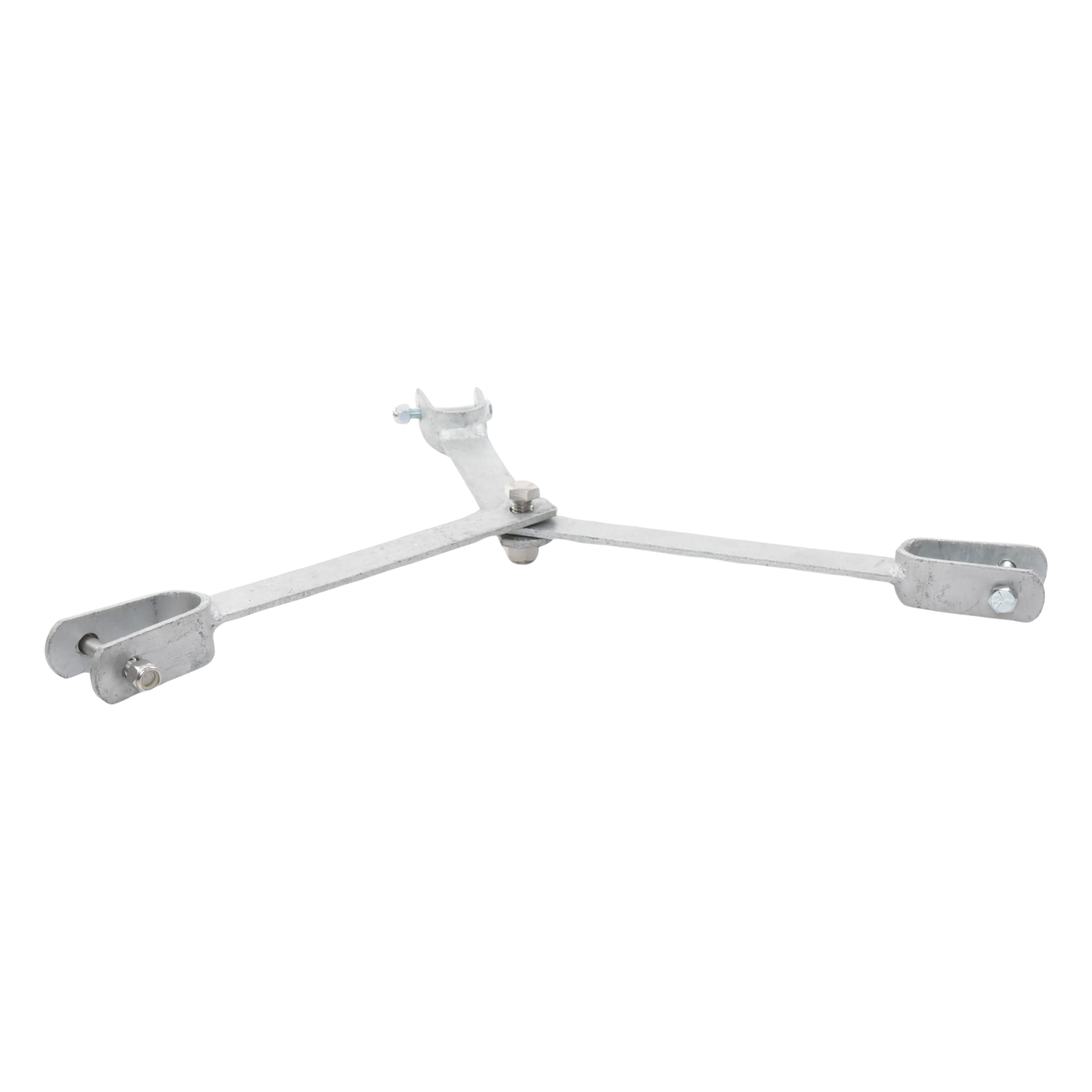 Brida de Sujeción para Retenida / Compatible Torre STZ45G / Galvanizado por Inmersión en Caliente / Incluye Tornillería Grado 5