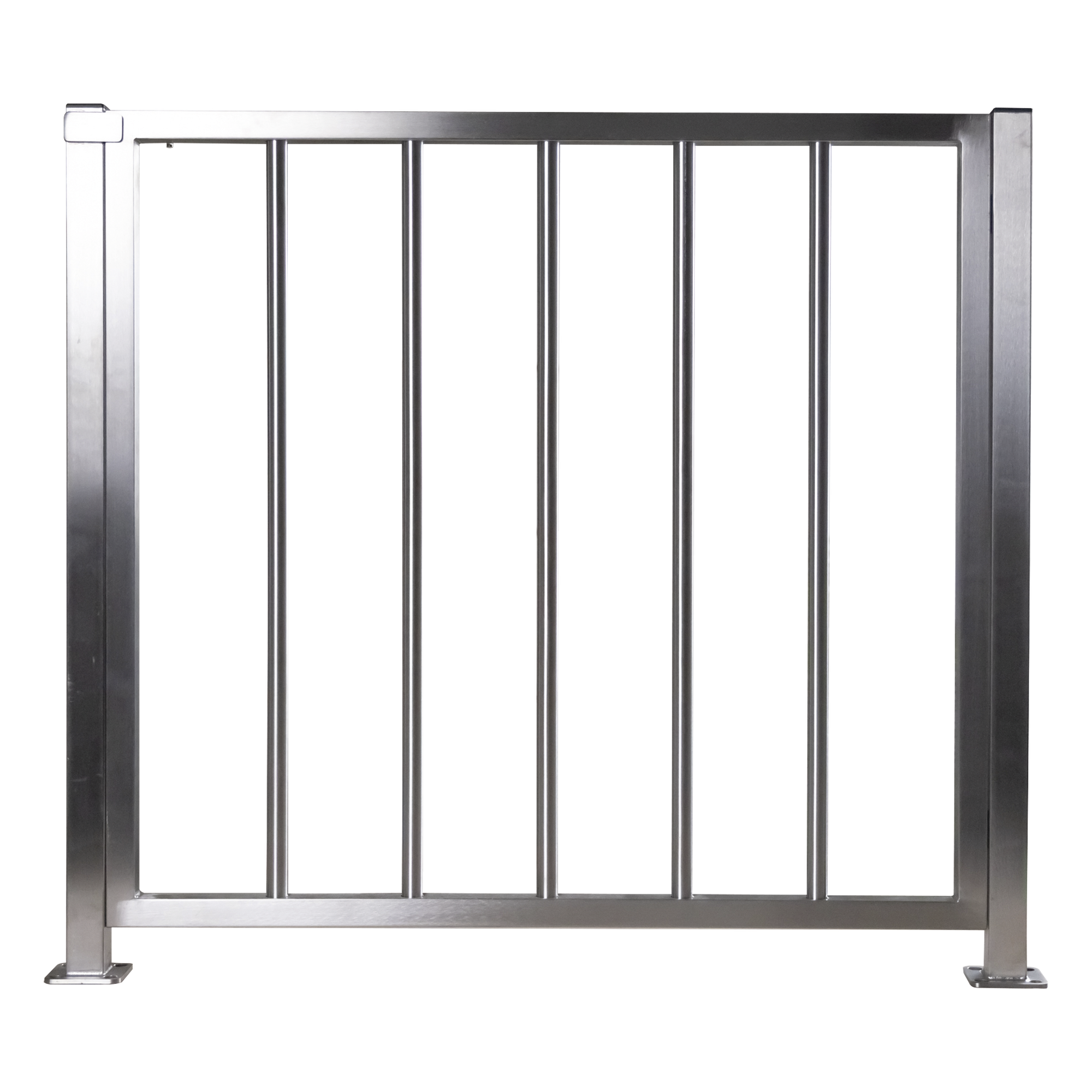 Puerta de Medio Cuerpo / Acero Inoxidable / 100 cm (3.3 ft) Ancho / 90 cm (2.9 ft) Alto / Control de Acceso