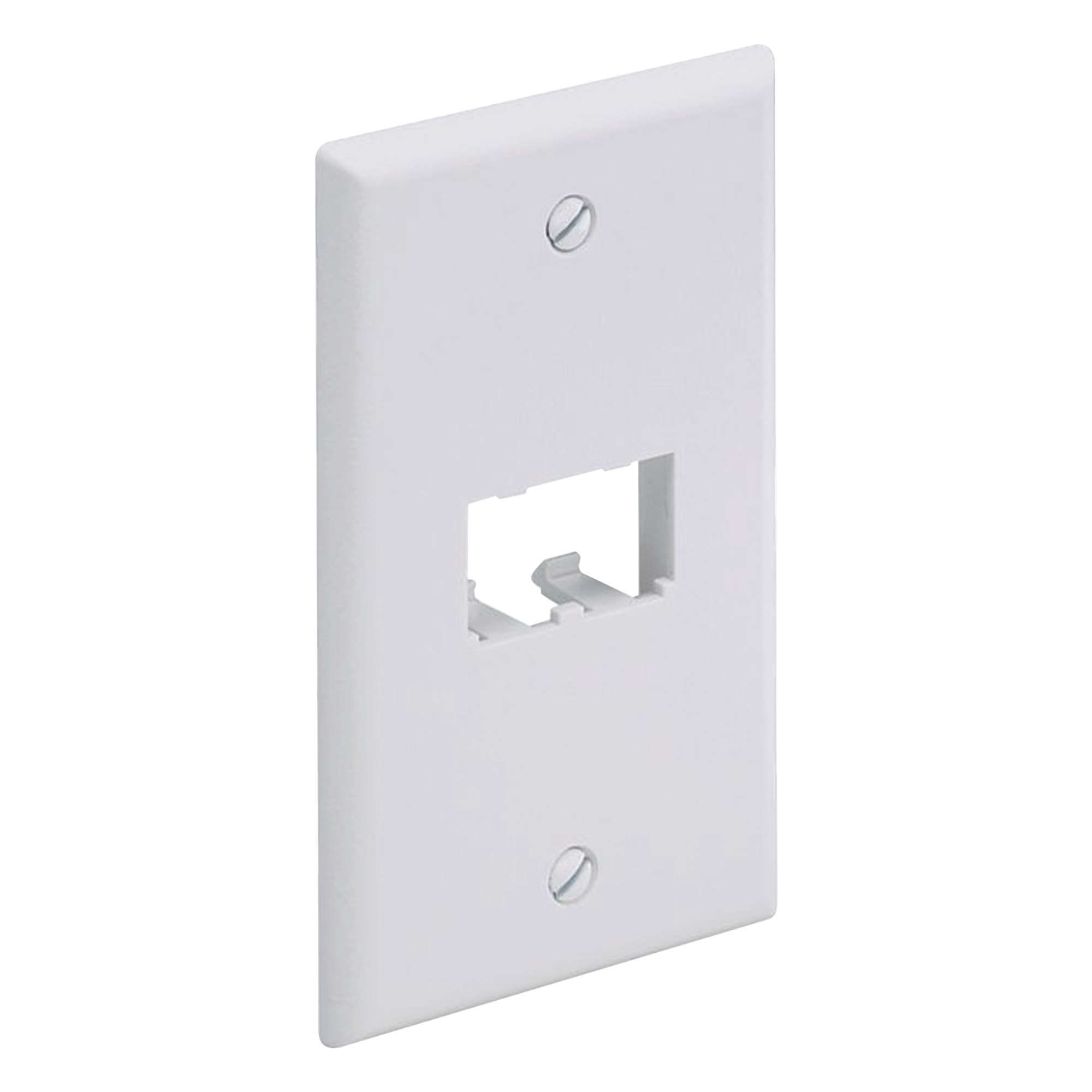 Placa de Pared Vertical / 2 Puertos Mini-Com / 69.8 x 114.3 mm / 2.75 x 4.5 pulgadas / ABS / Blanco — PANDUIT · SKU CFP2WH